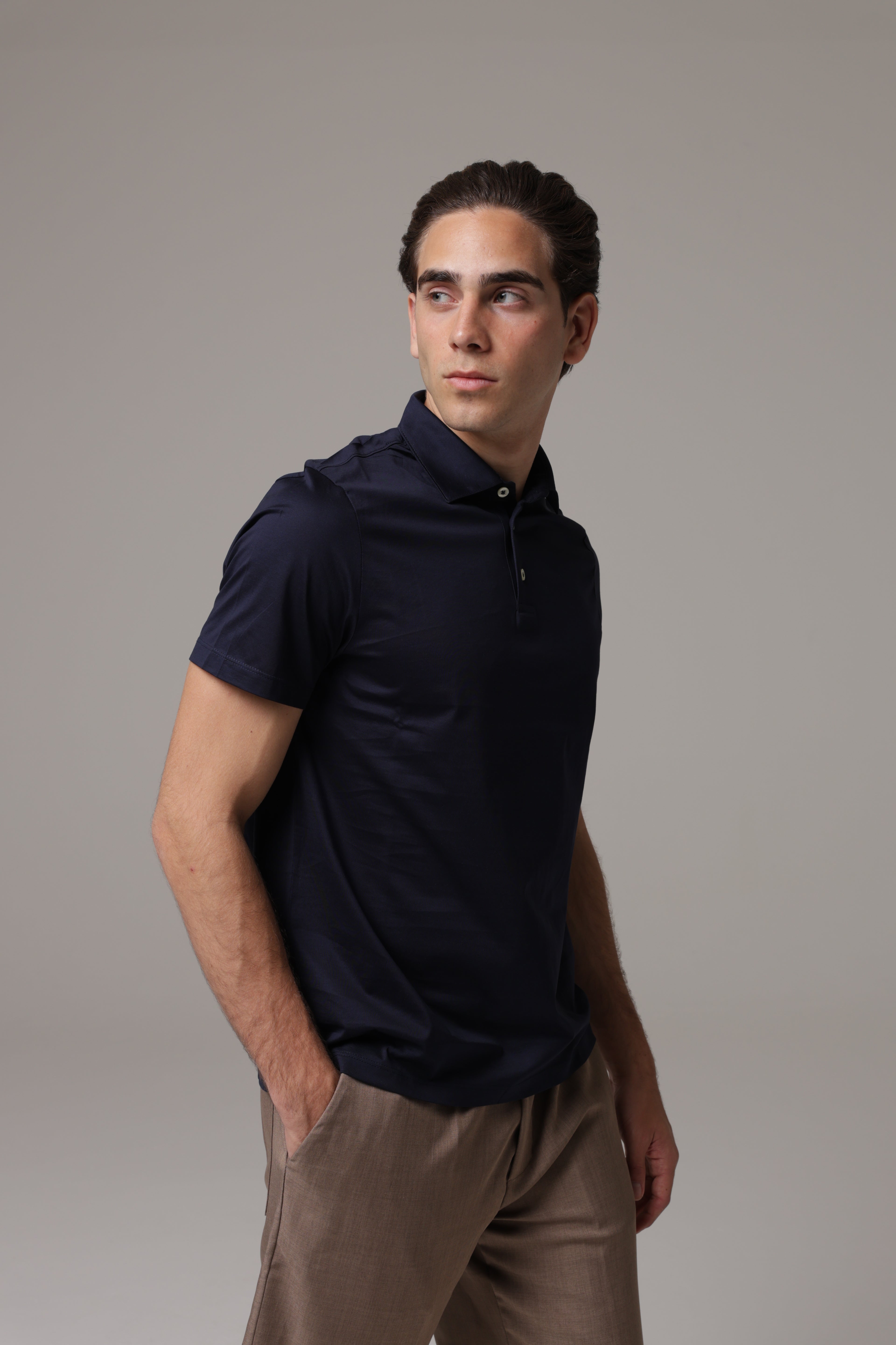 Polo in tessuto di Scozia Premium