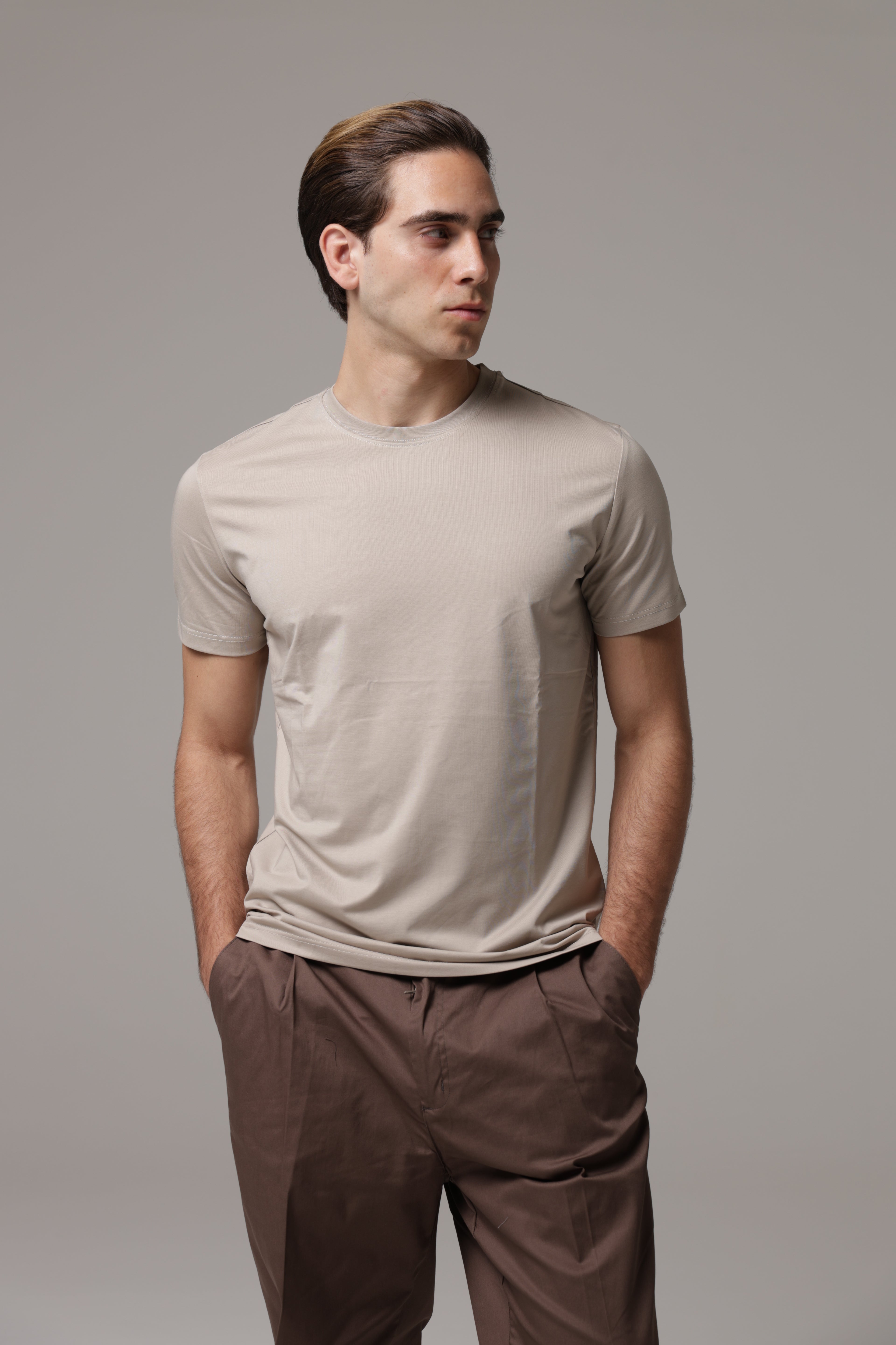T-shirt in Filo di scozia