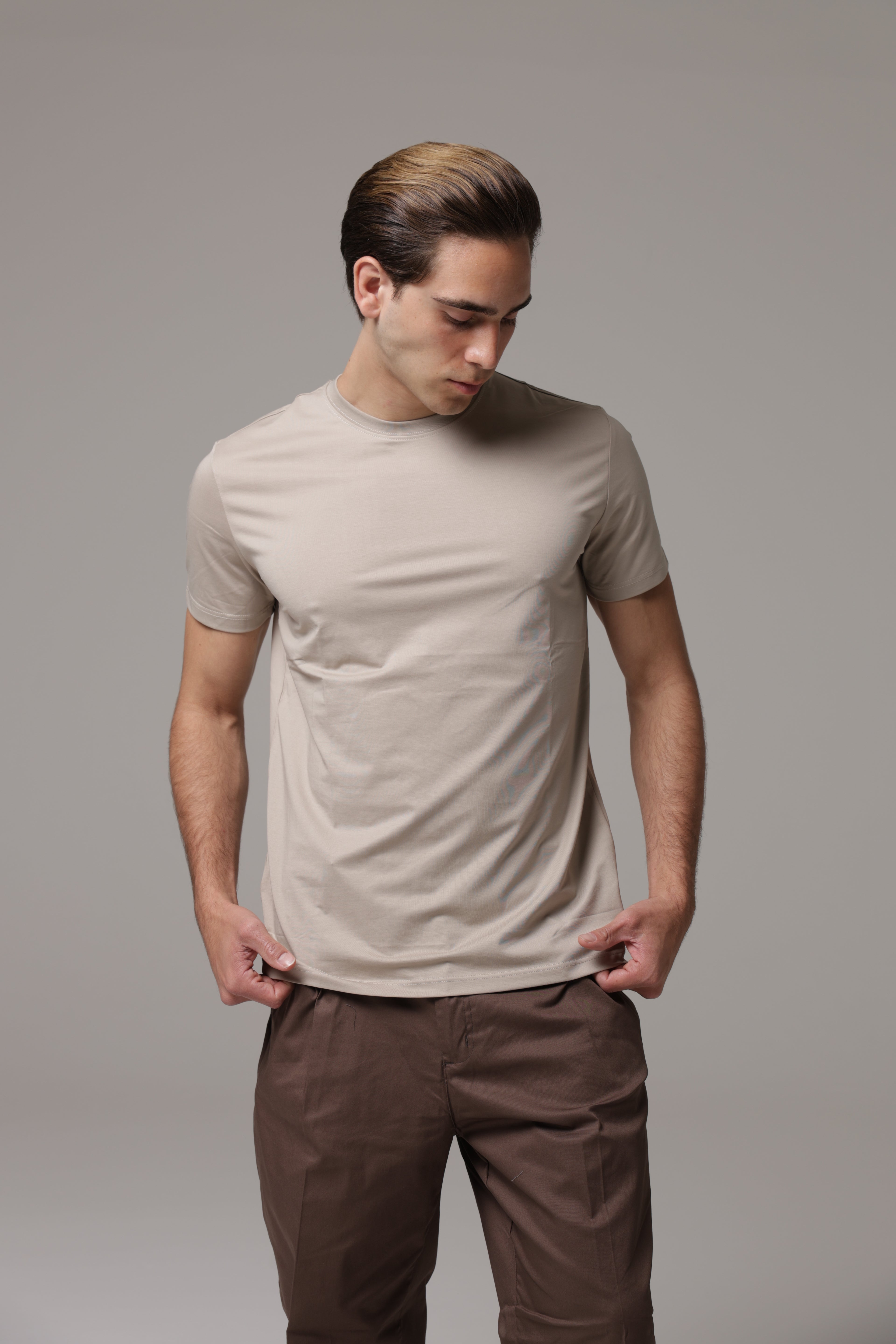 T-shirt in Filo di scozia