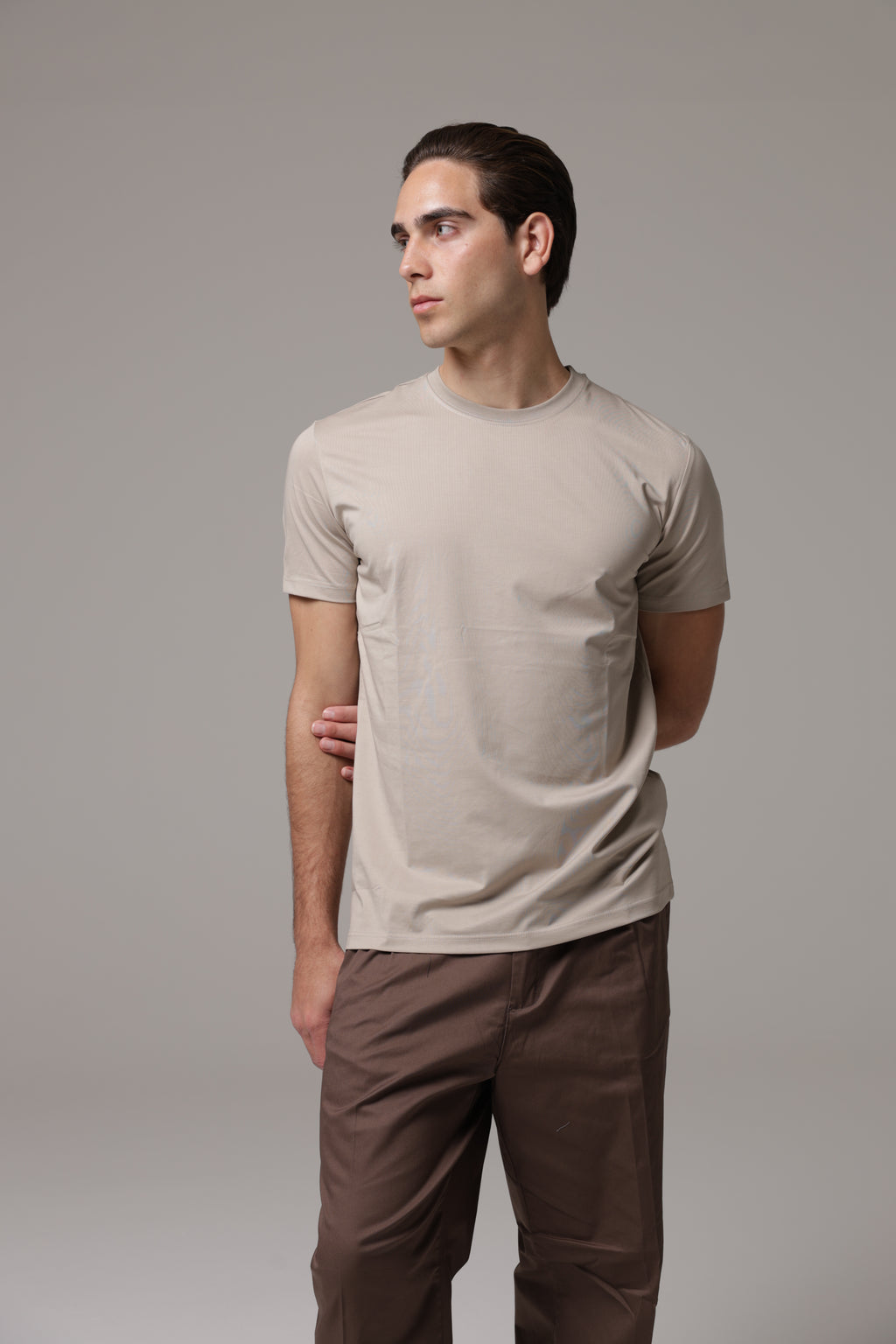 T-shirt in Filo di scozia