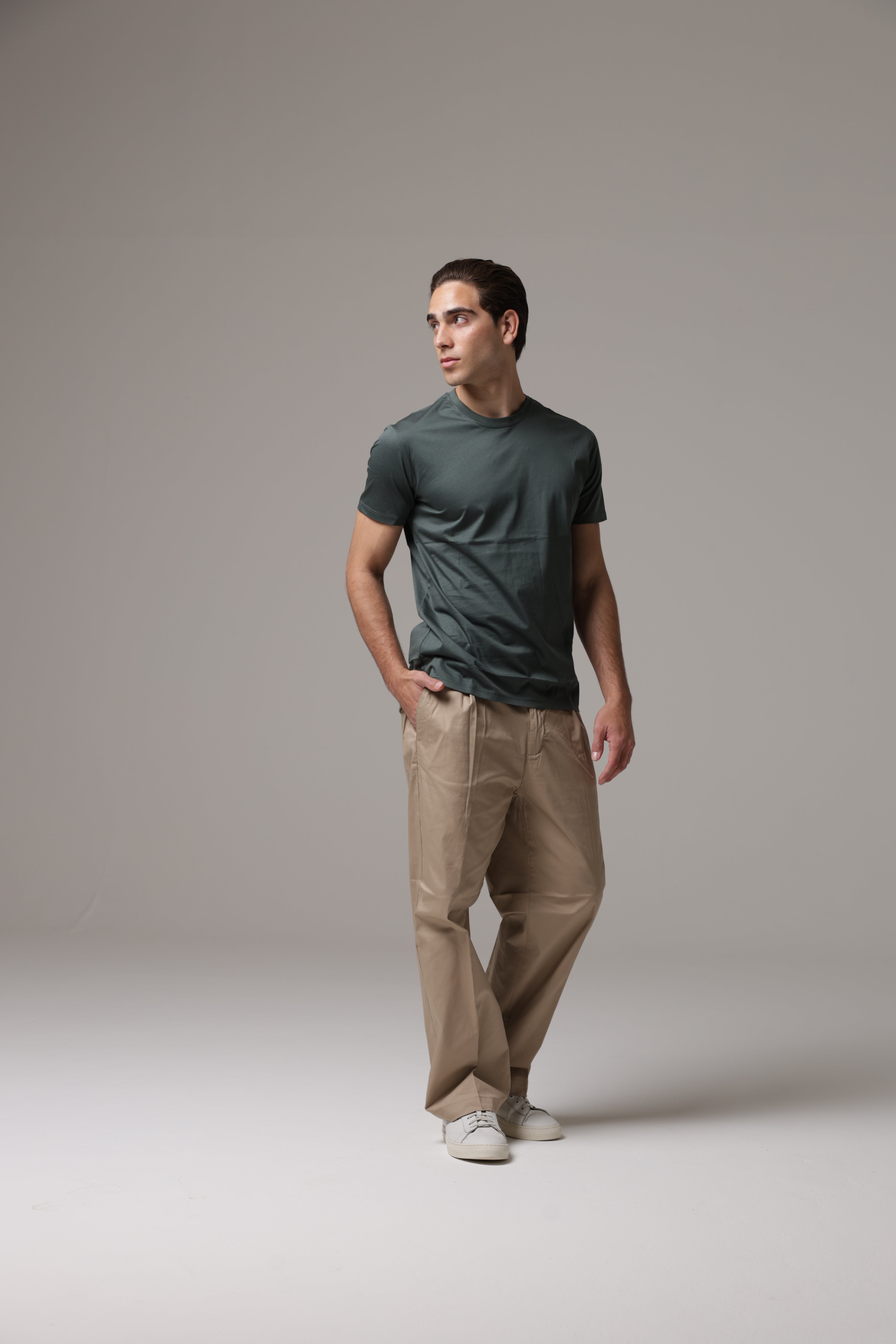 T-shirt in Filo di scozia