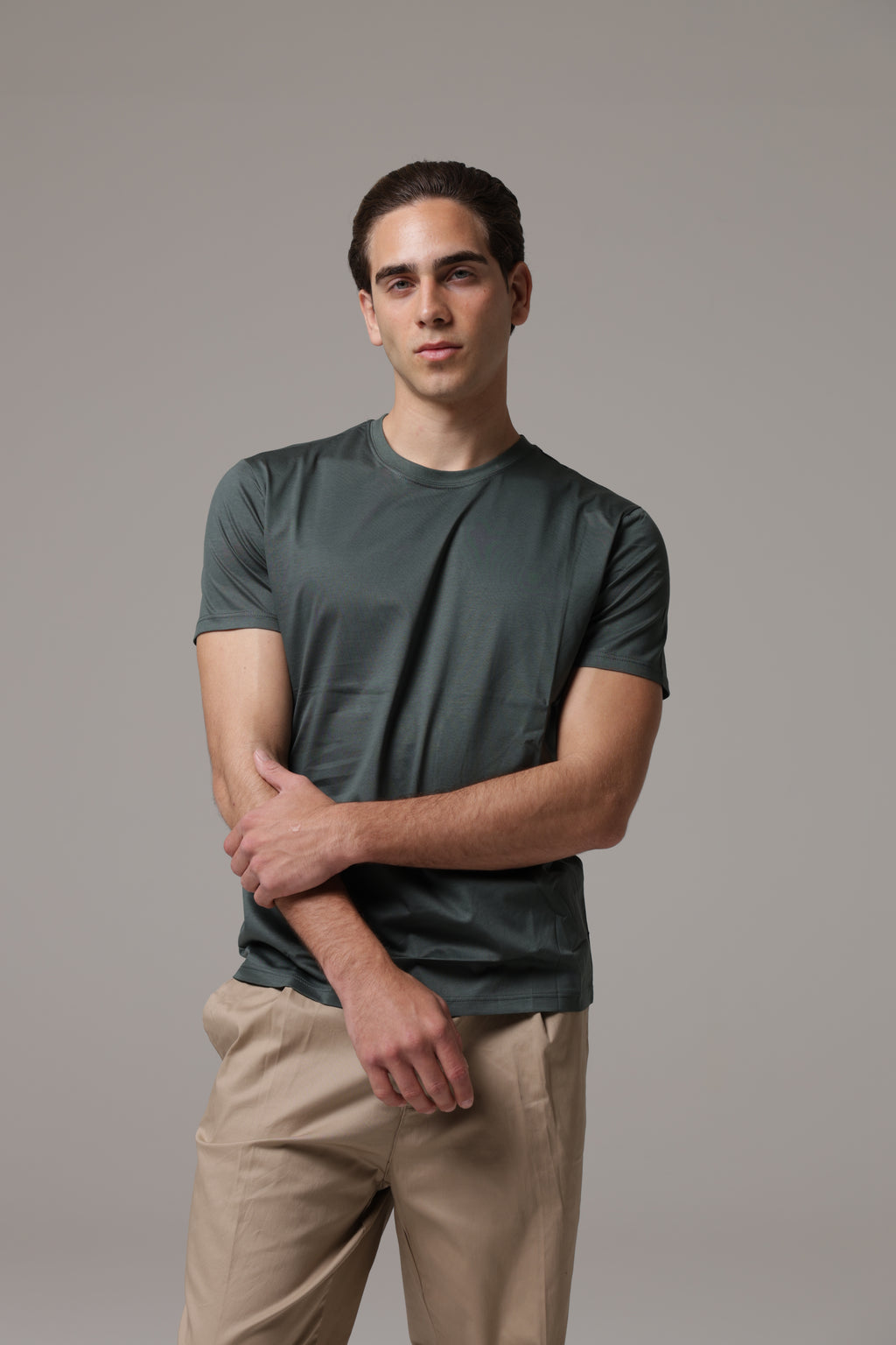 T-shirt in Filo di scozia