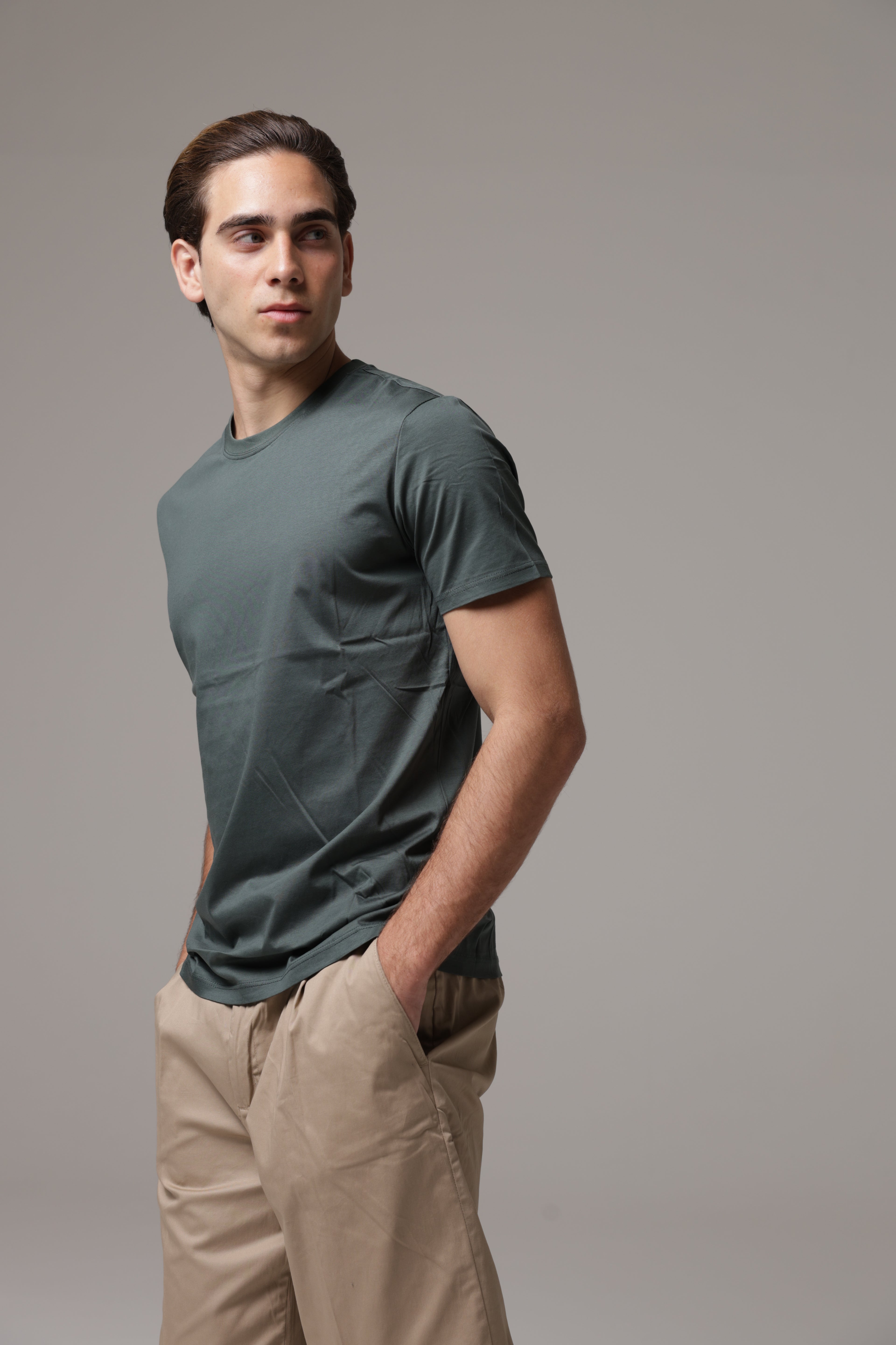 T-shirt in Filo di scozia