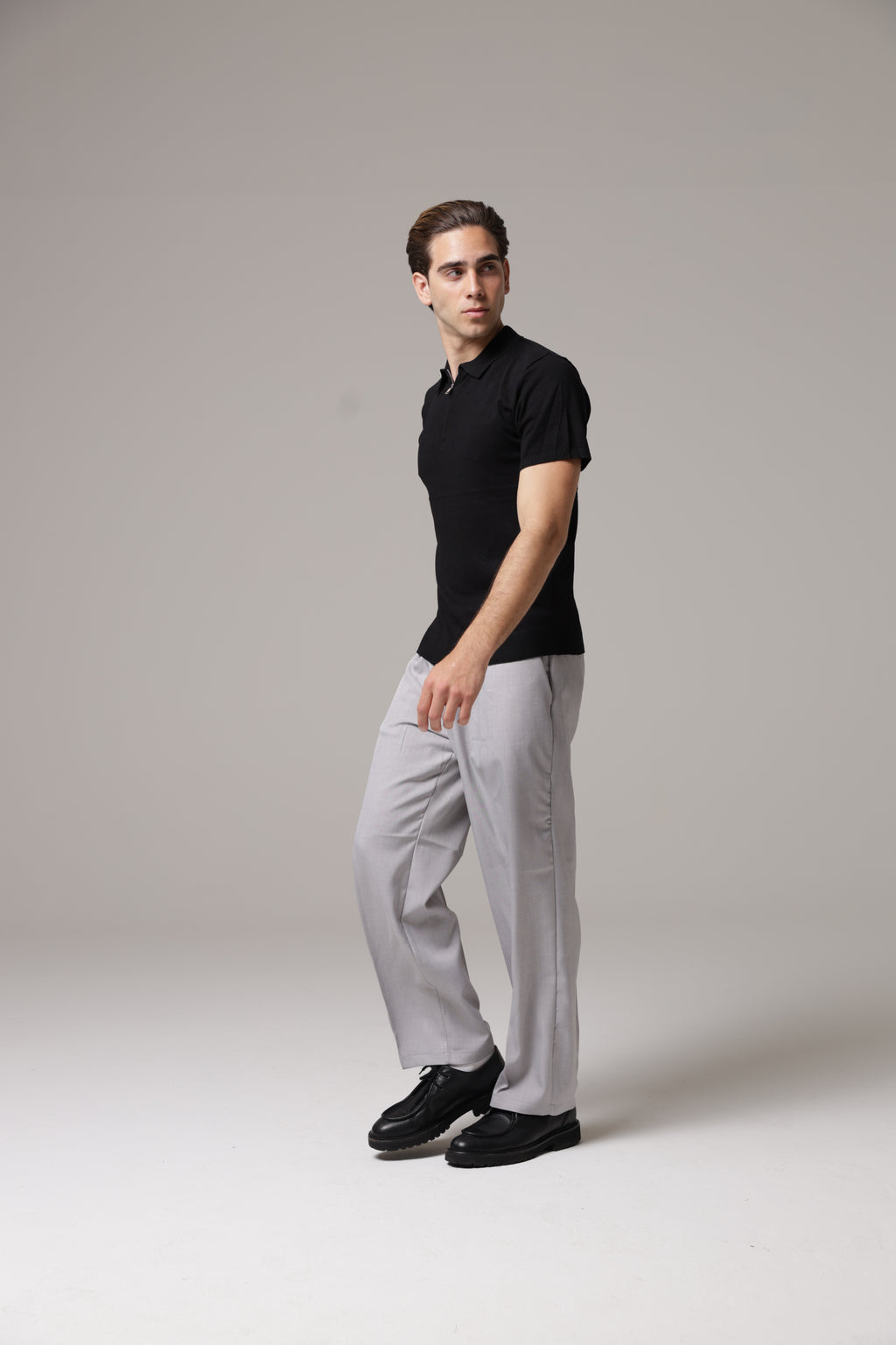 Polo con zip