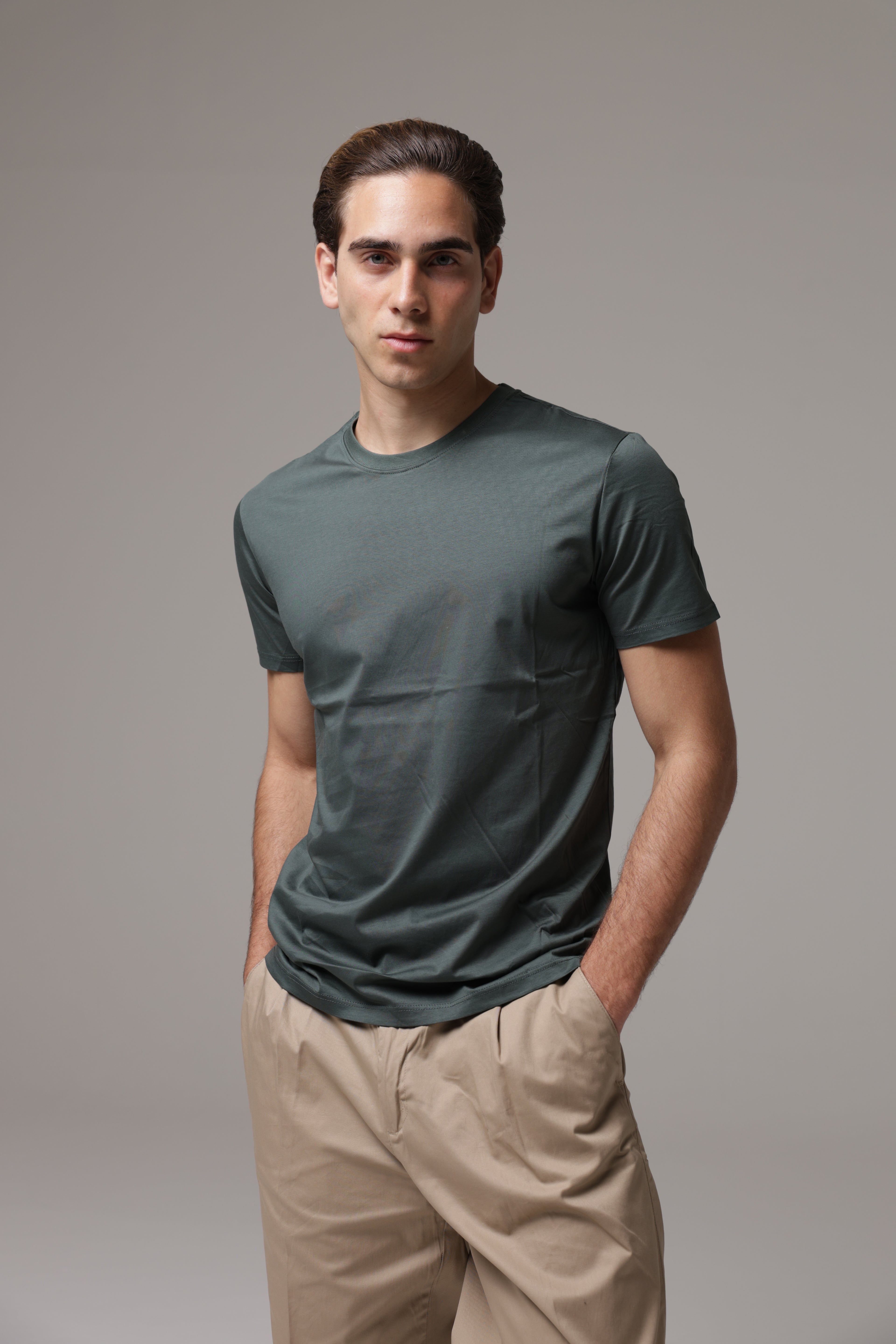 T-shirt in Filo di scozia
