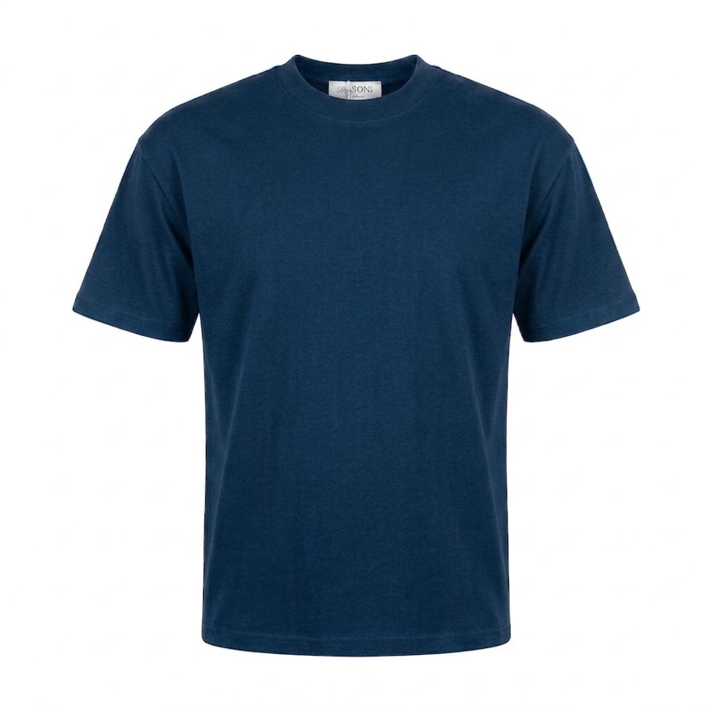 T-Shirt in Jersey di Cotone Premium
