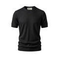 T-Shirt in Misto lino