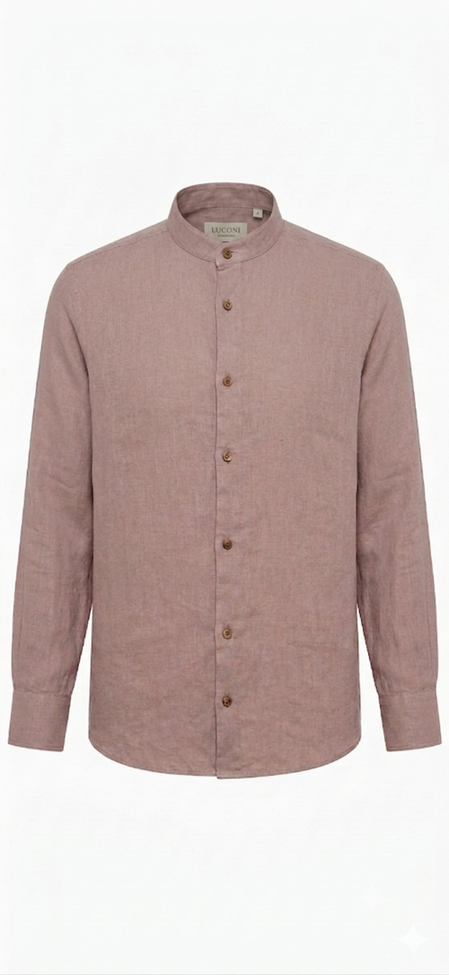 Camicia Coreana misto lino