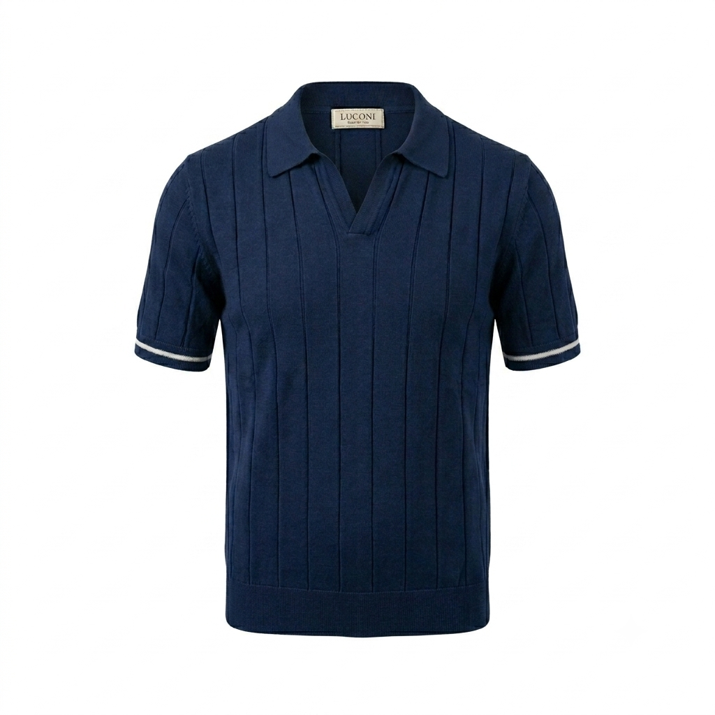 Polo in Maglia a Coste