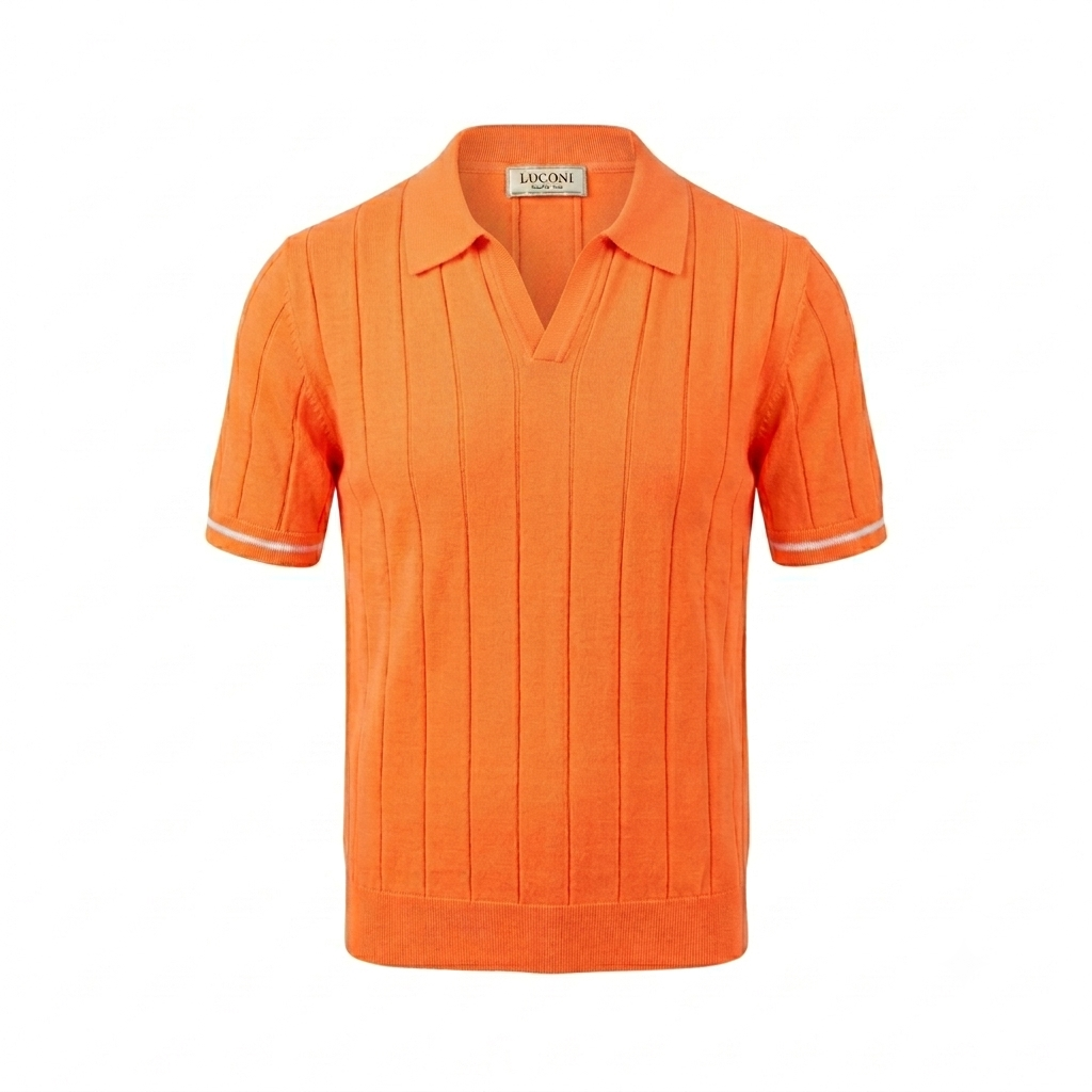 Polo in Maglia a Coste