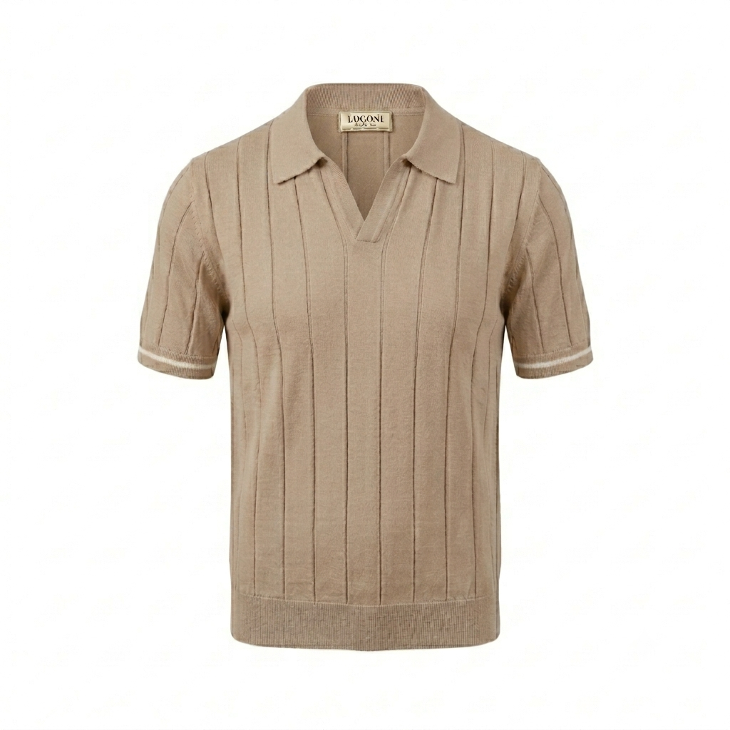 Polo in Maglia a Coste