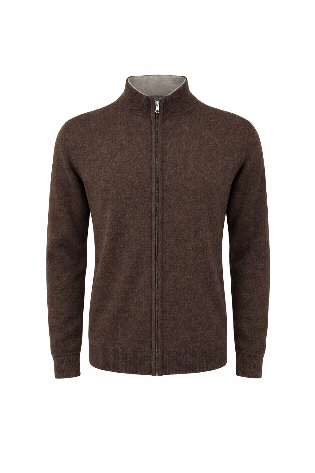 FULL ZIP MISTO CASHMERE