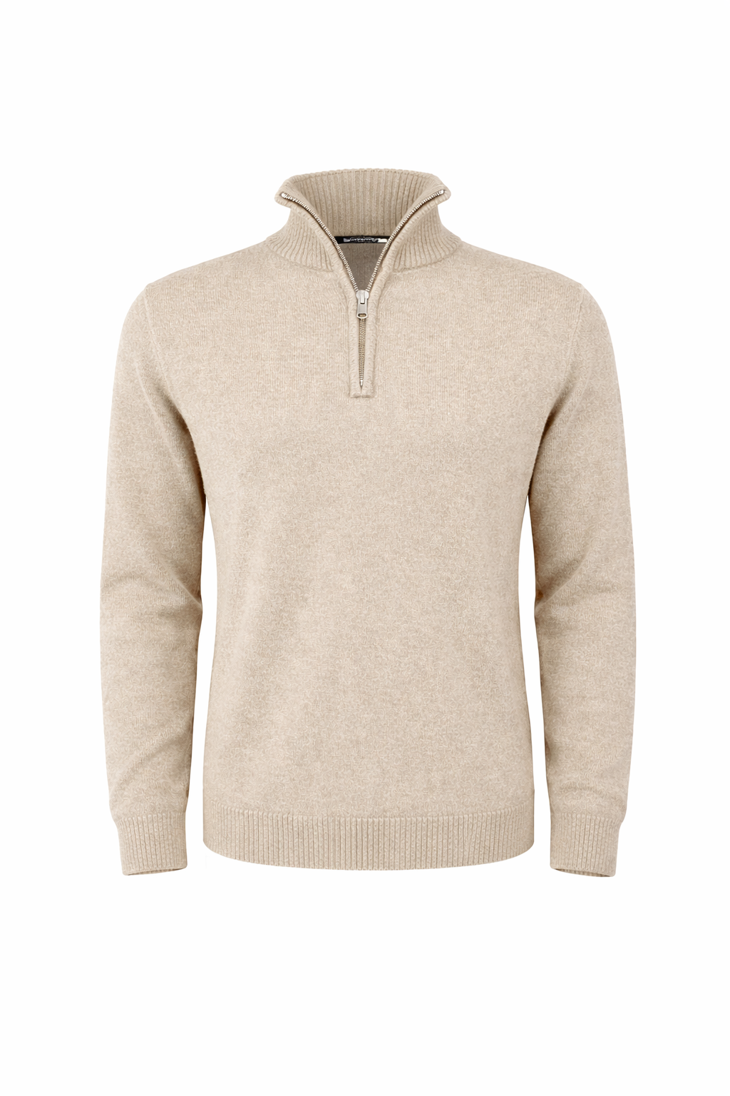 HALF ZIP MISTO CASHMERE