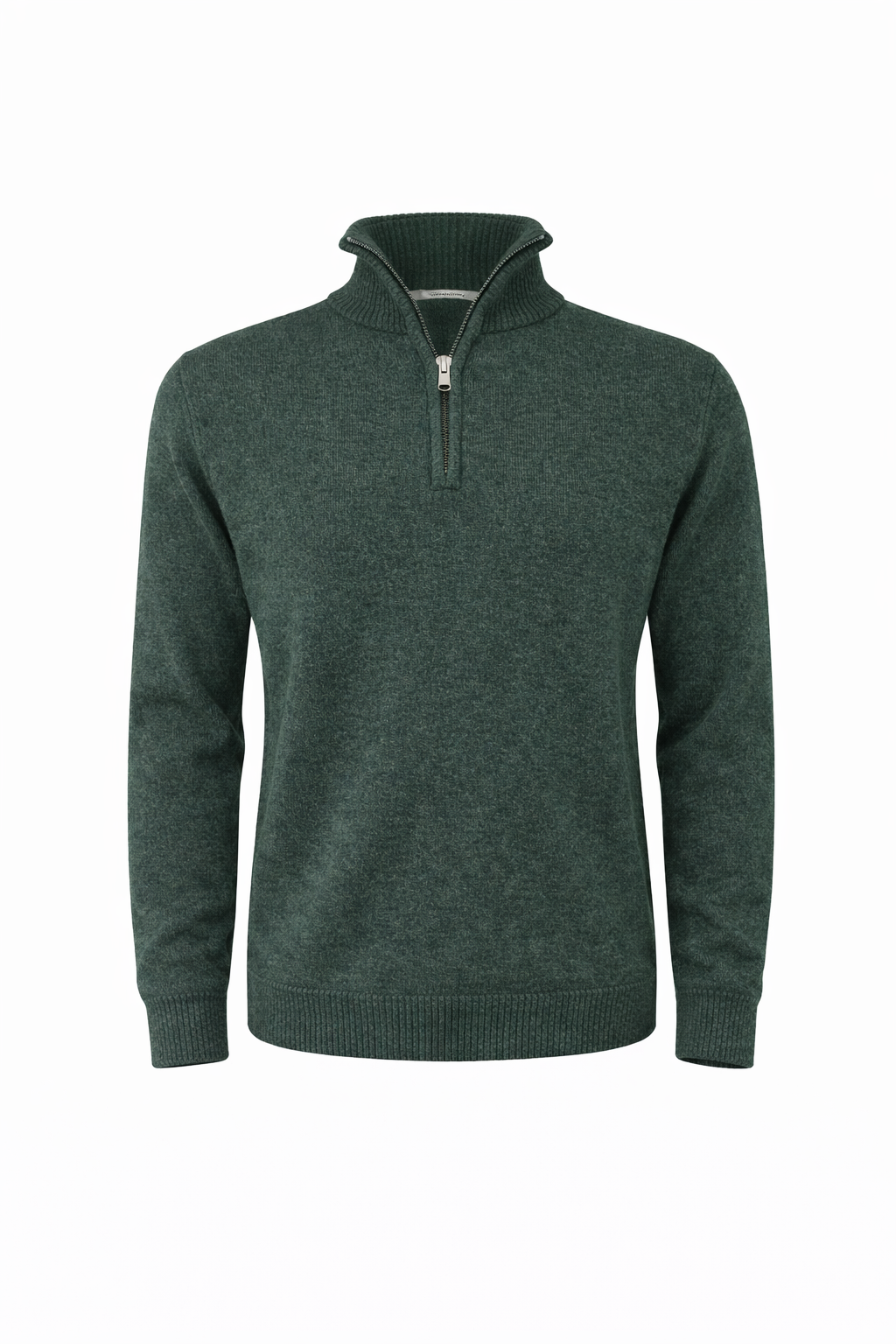 HALF ZIP MISTO CASHMERE