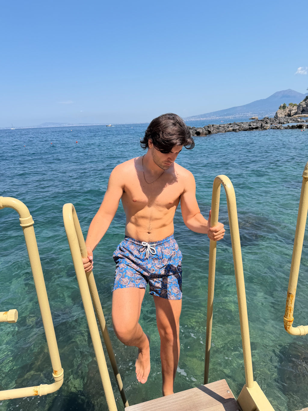 Costume da Bagno Uomo Fantasia Paisley