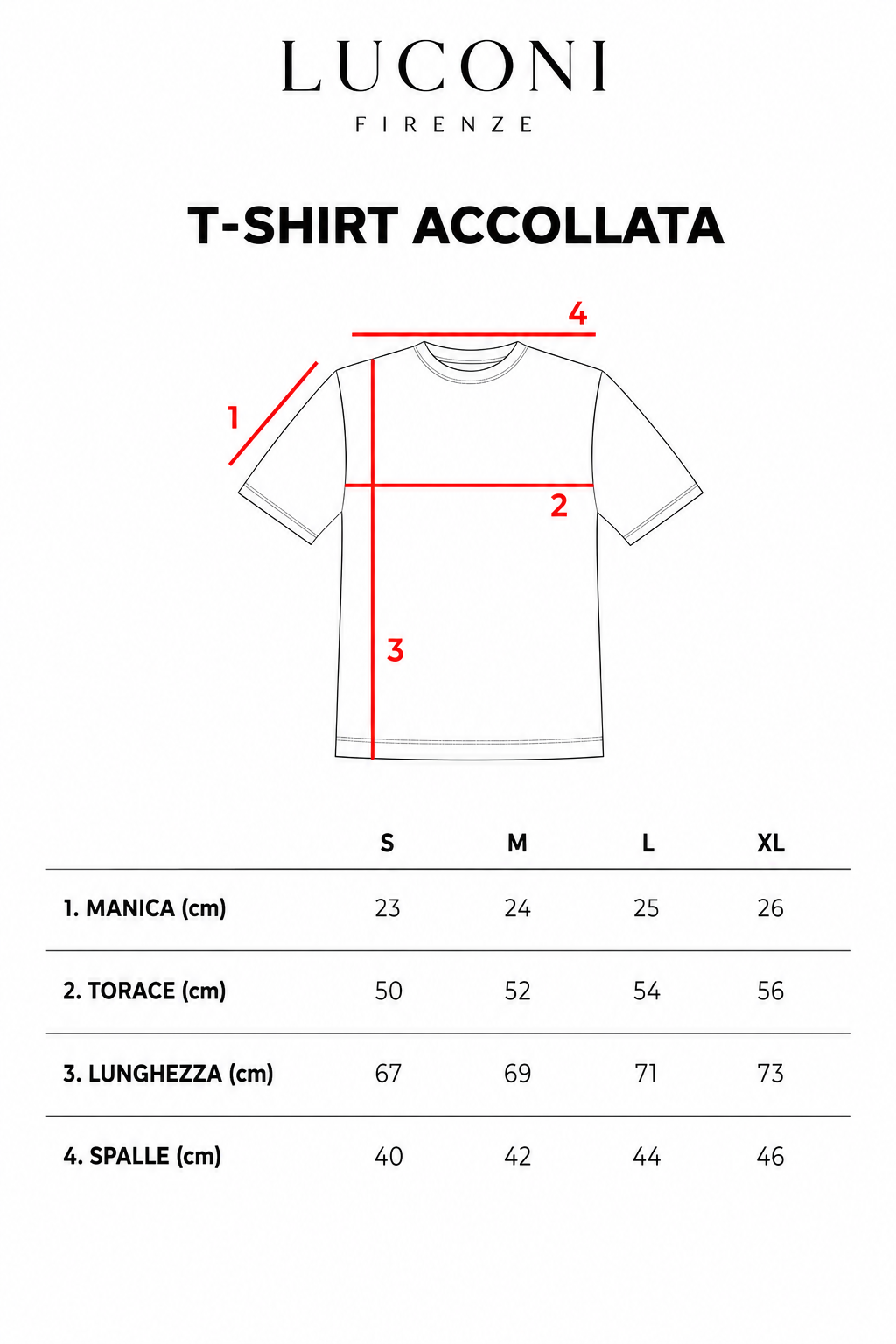 T-shirt in filo di cotone accollata