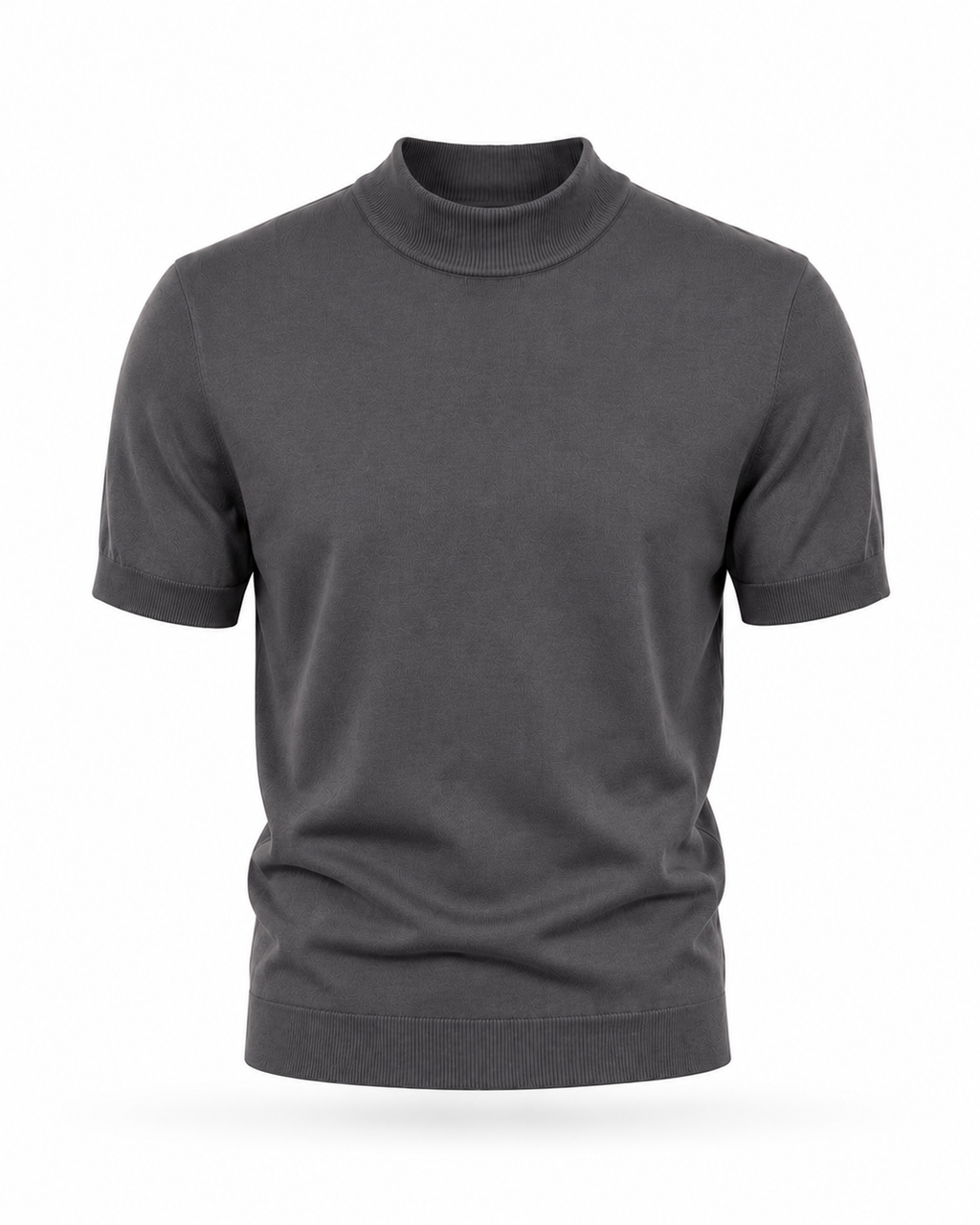 T-shirt accollata in Maglia