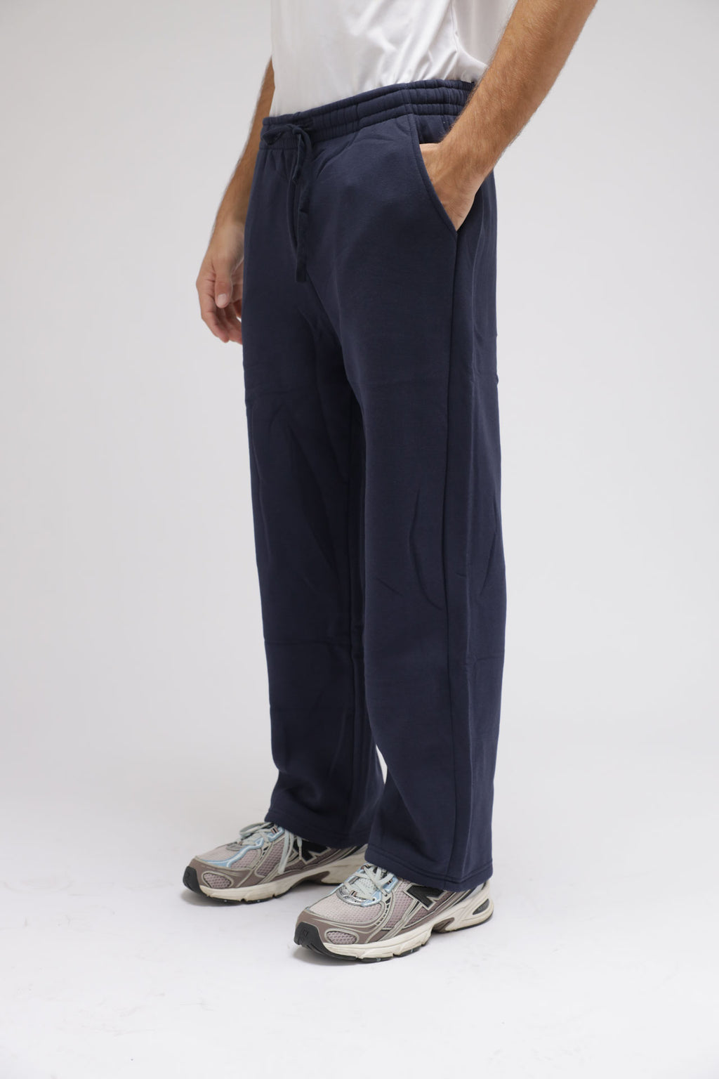 Pantaloni Fondo ampio in felpa