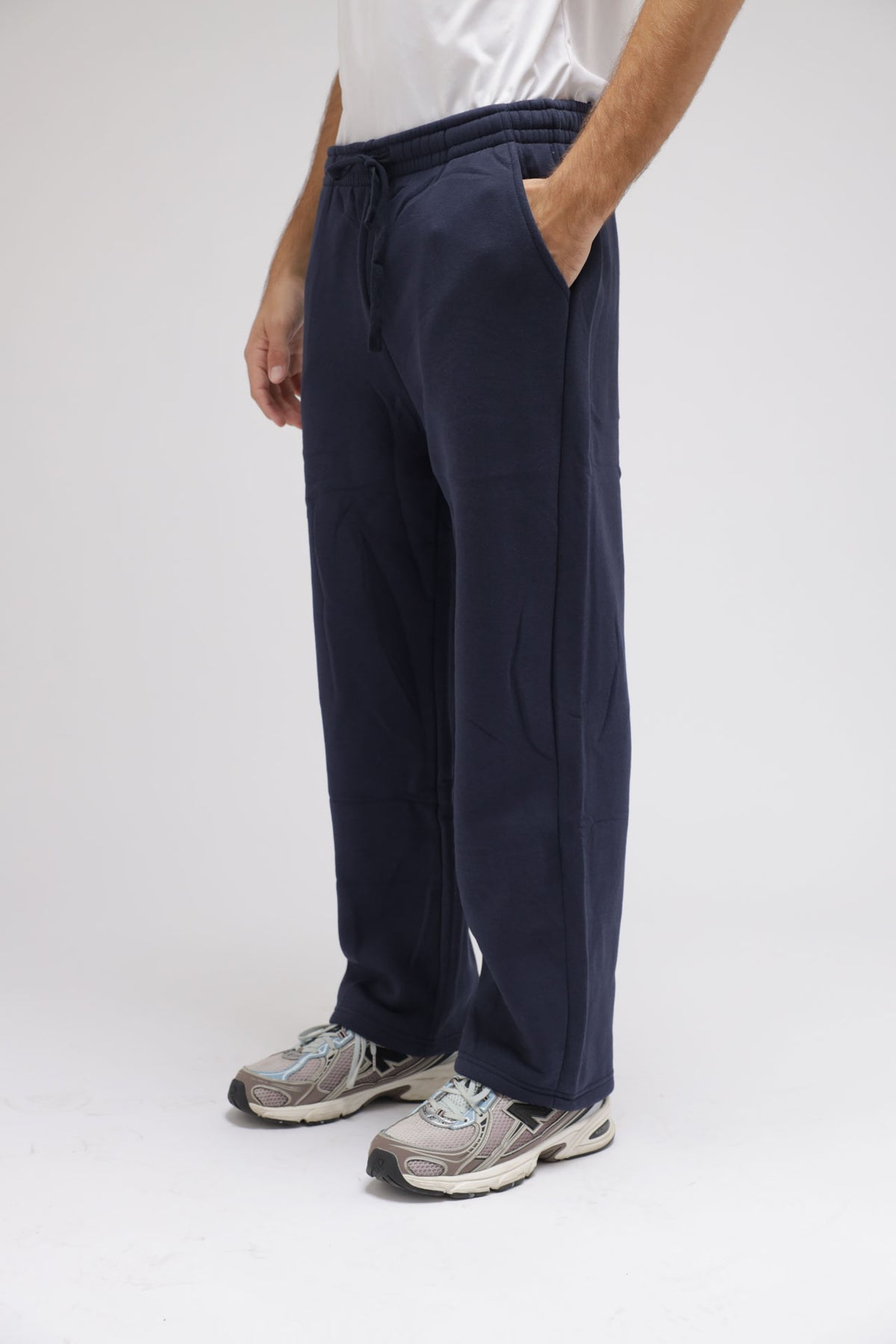 Pantaloni Fondo ampio in felpa