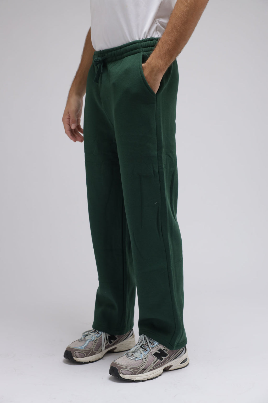 Pantaloni Fondo ampio in felpa