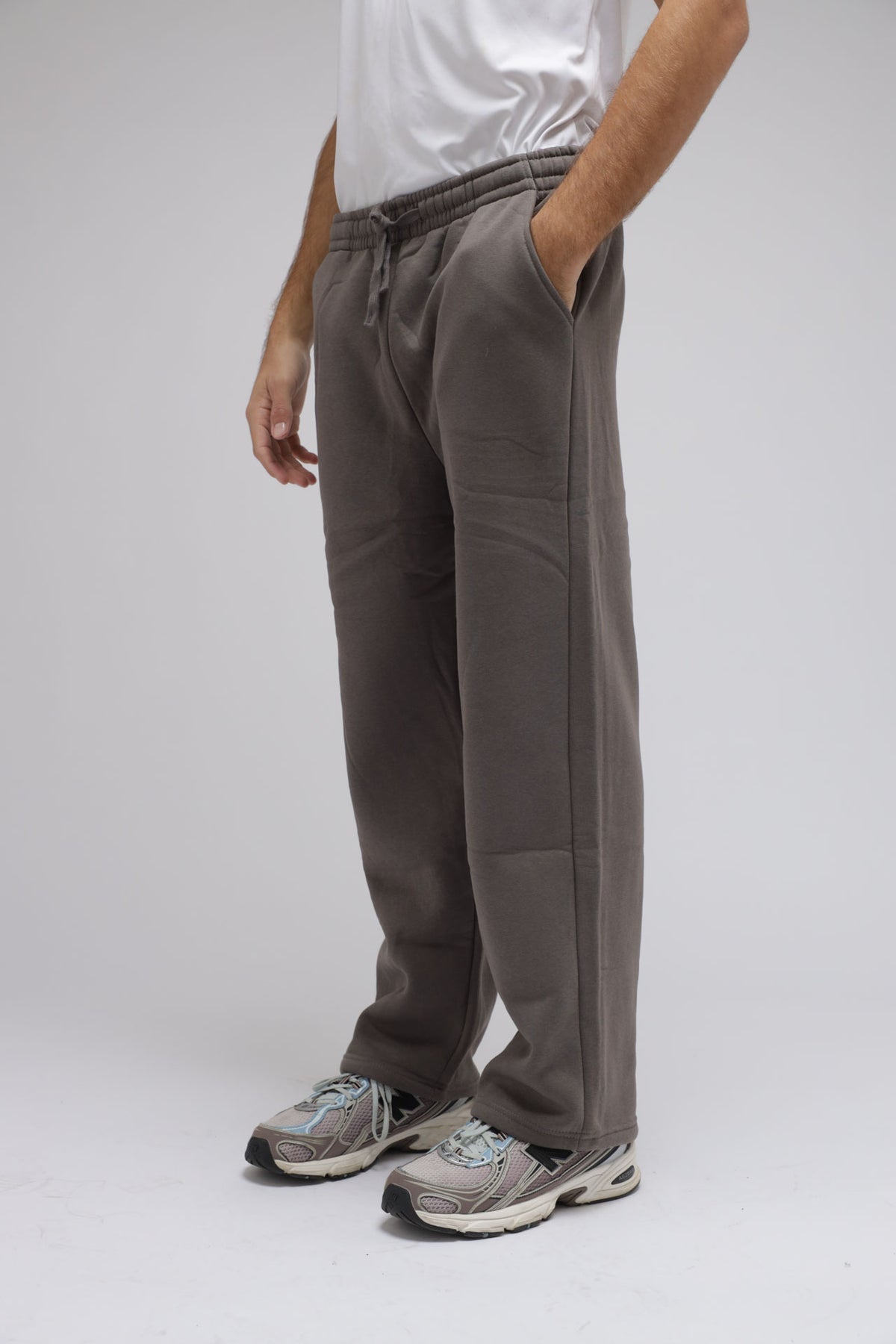 Pantaloni Fondo ampio in felpa