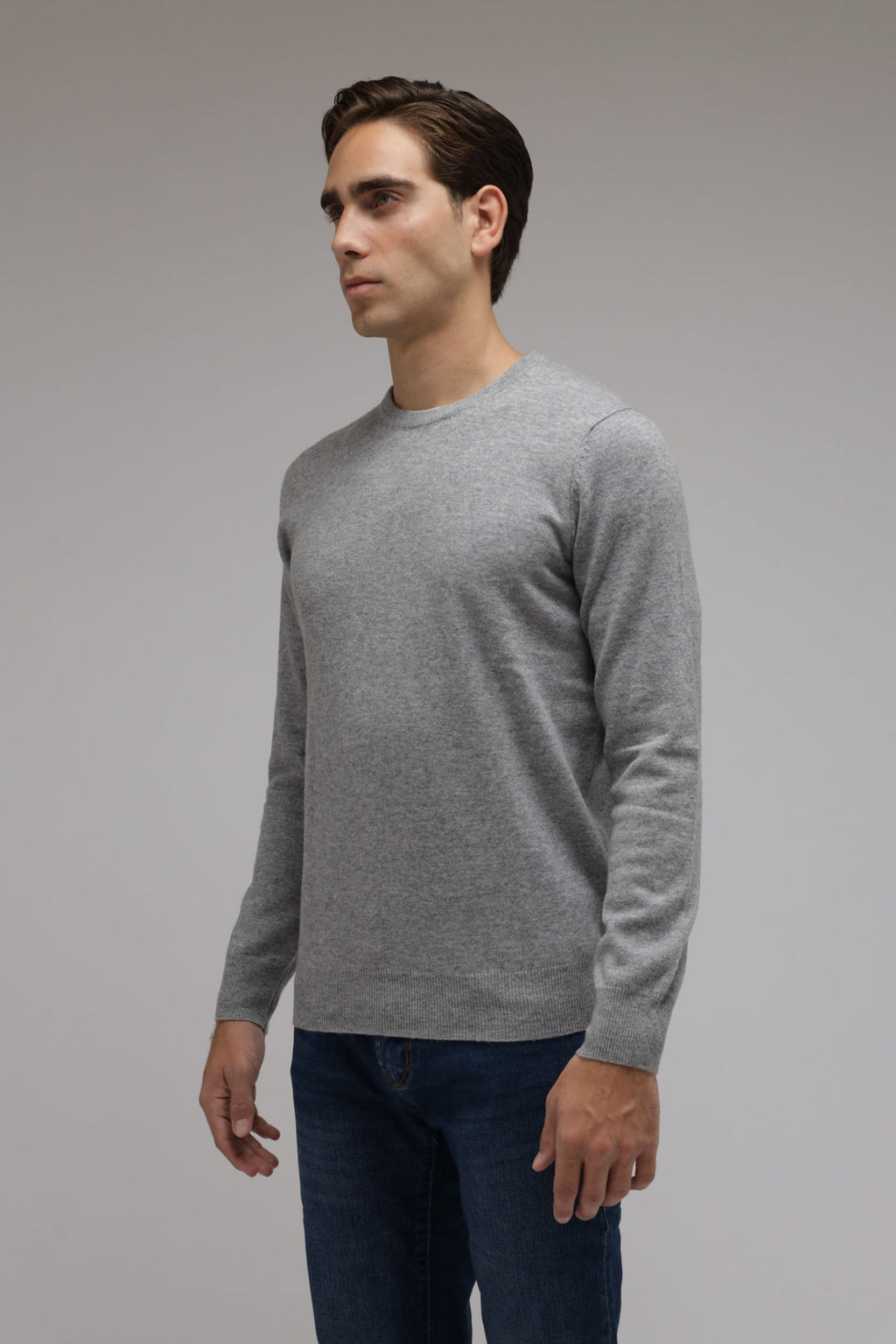 Girocollo in lana e cashmere Premium