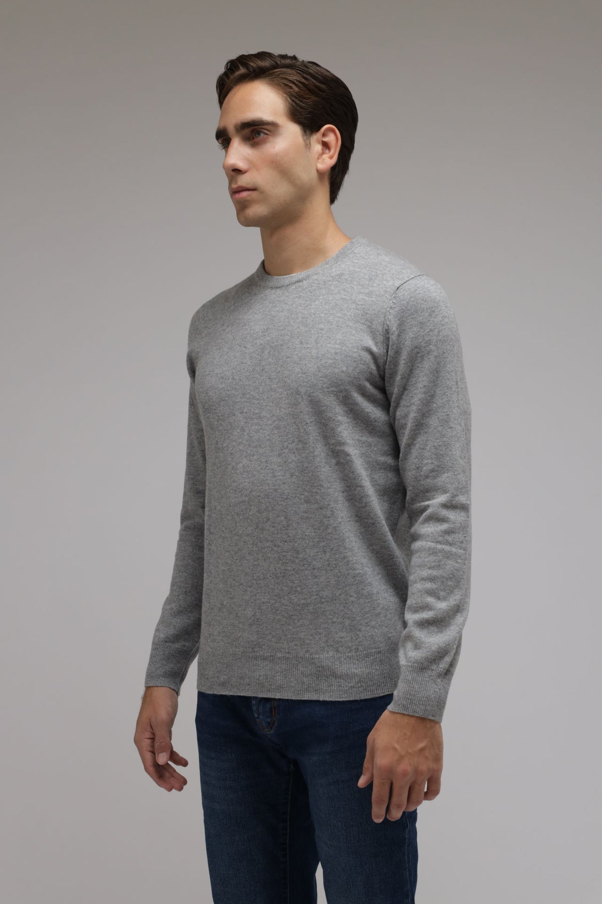 Girocollo in lana e cashmere Premium