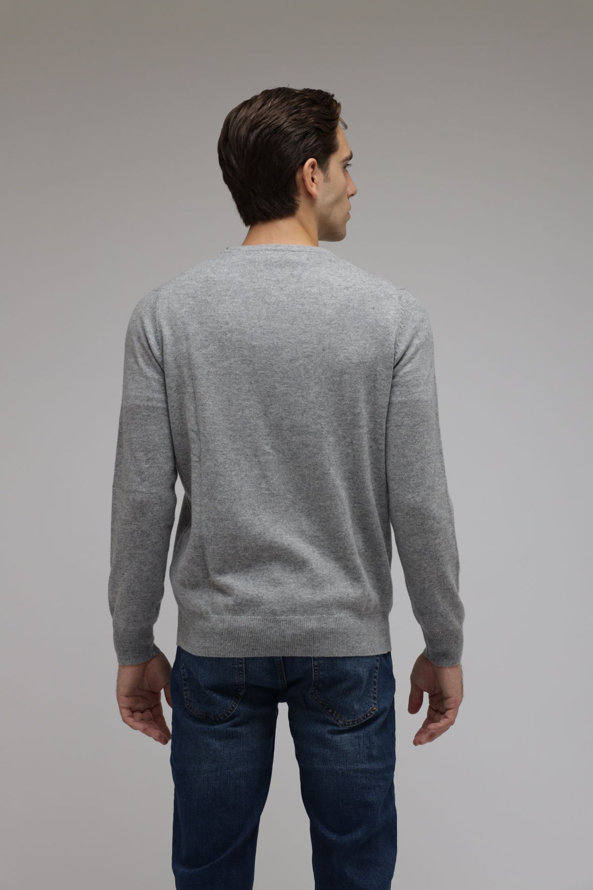 Girocollo in lana e cashmere Premium