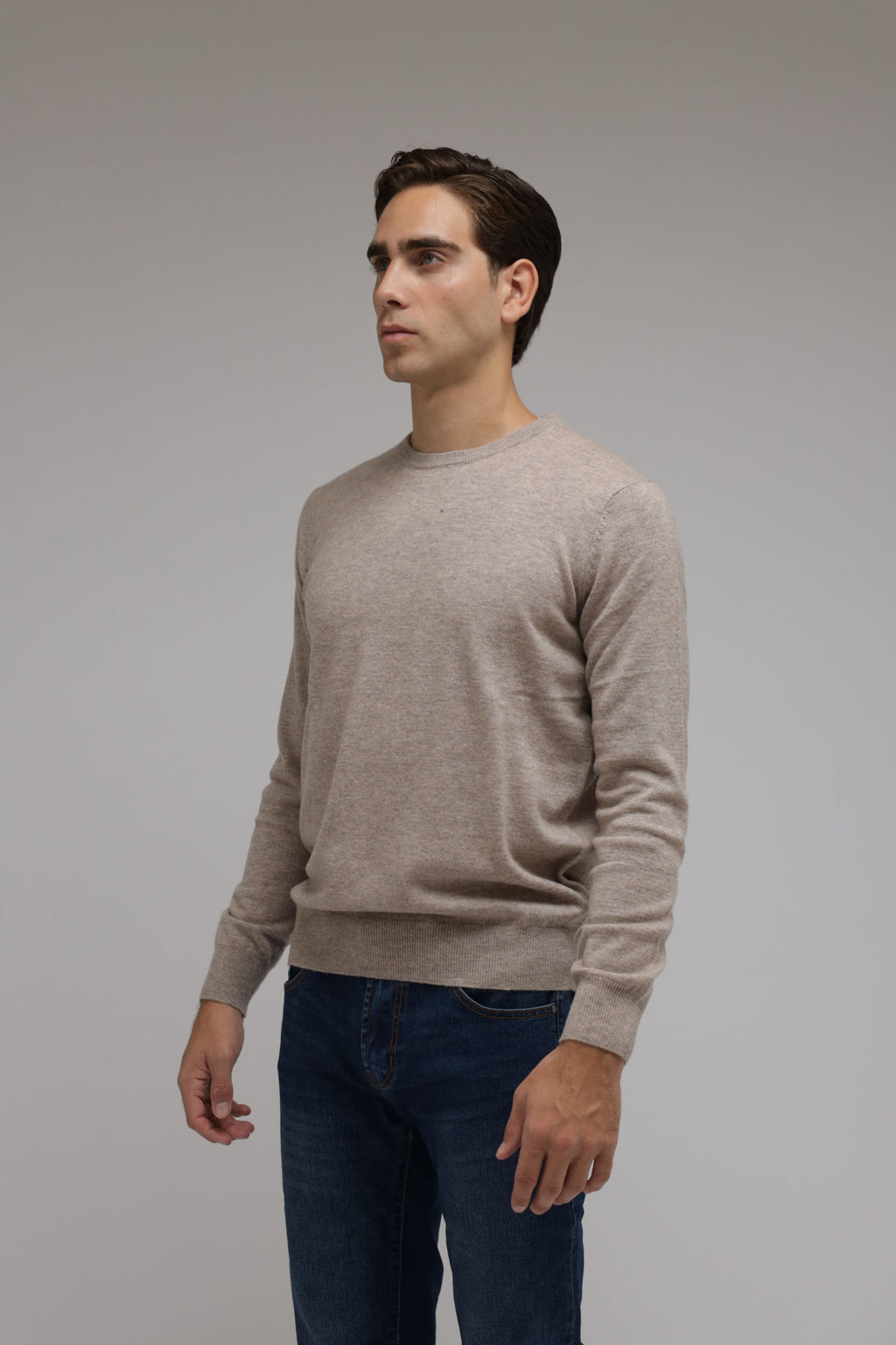 Girocollo in lana e cashmere Premium