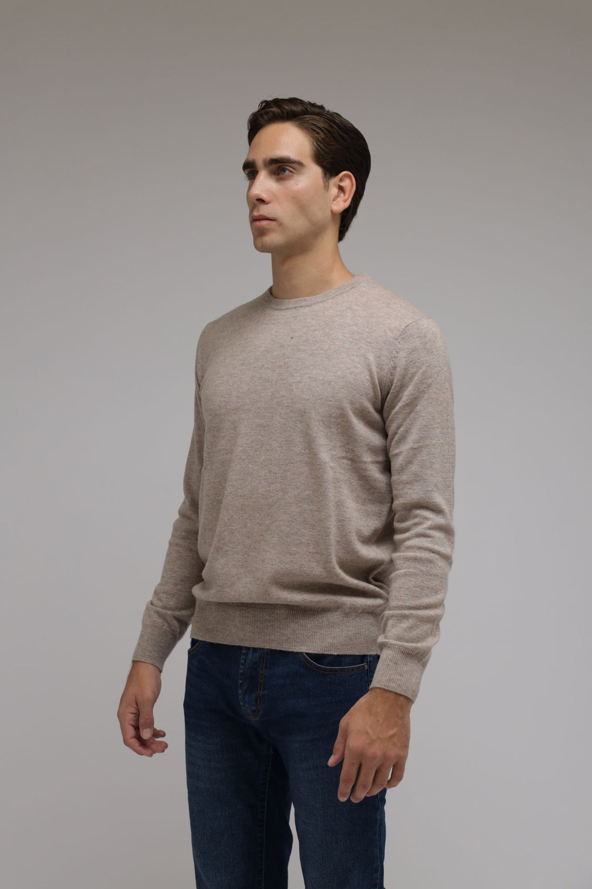 Girocollo in lana e cashmere Premium