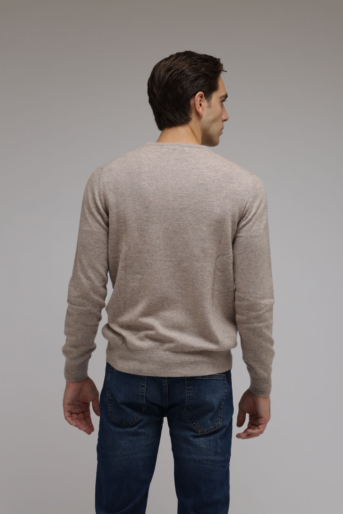 Girocollo in lana e cashmere Premium
