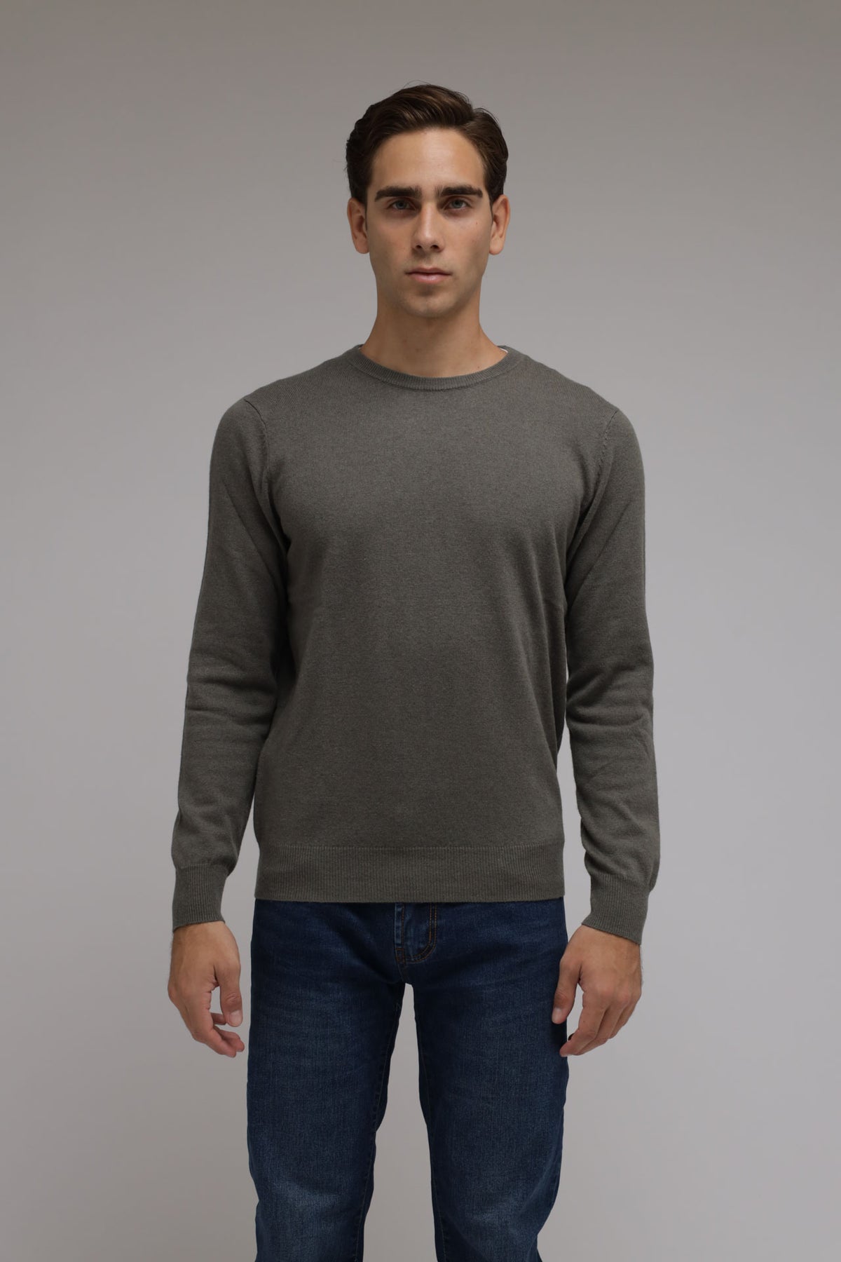 Girocollo in lana e cashmere Premium