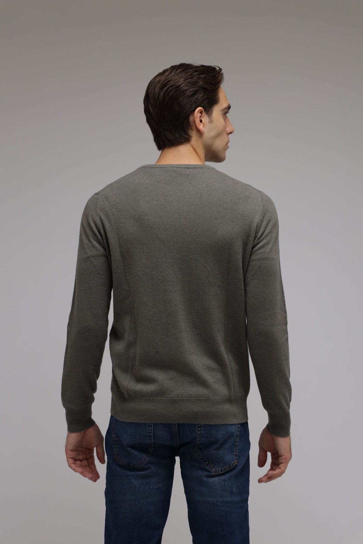 Girocollo in lana e cashmere Premium