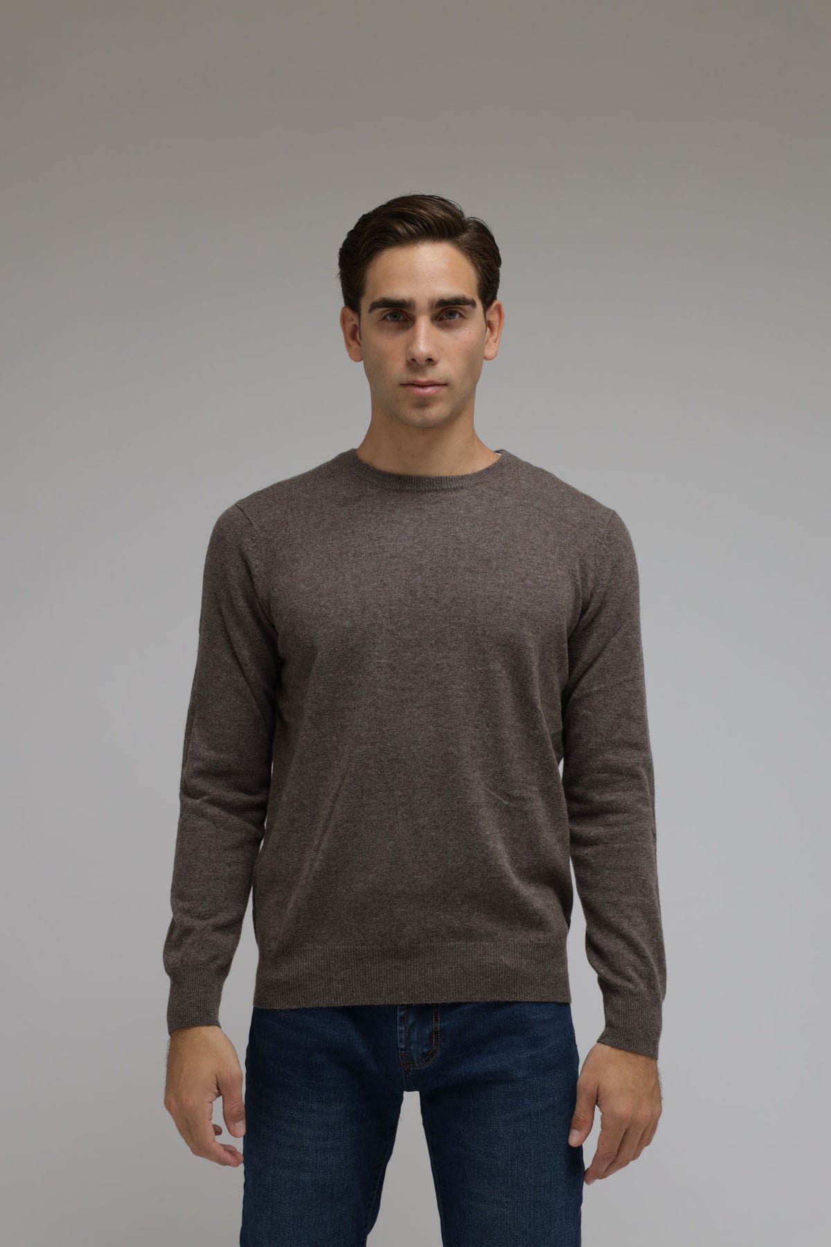 Girocollo in lana e cashmere Premium
