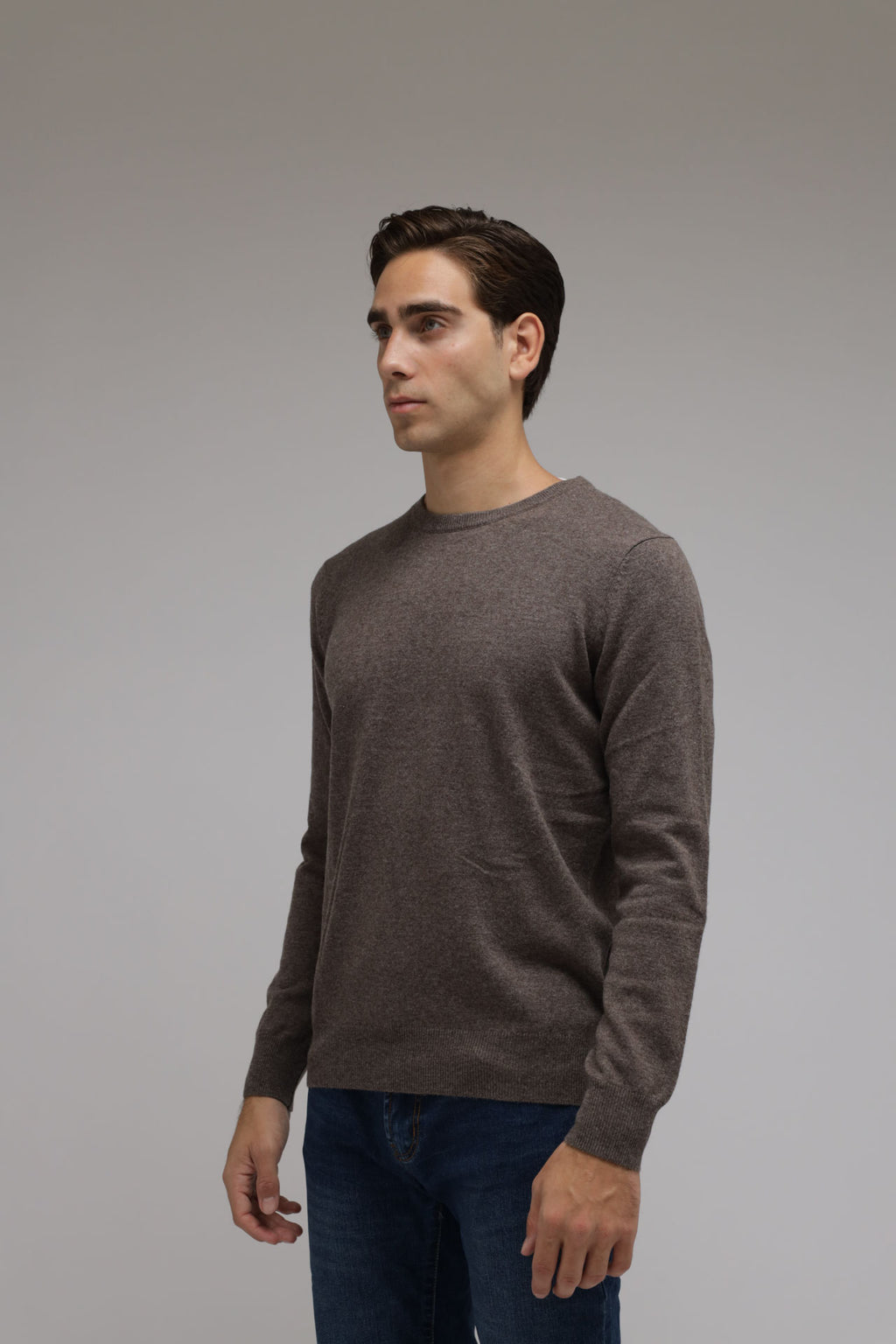 Girocollo in lana e cashmere Premium