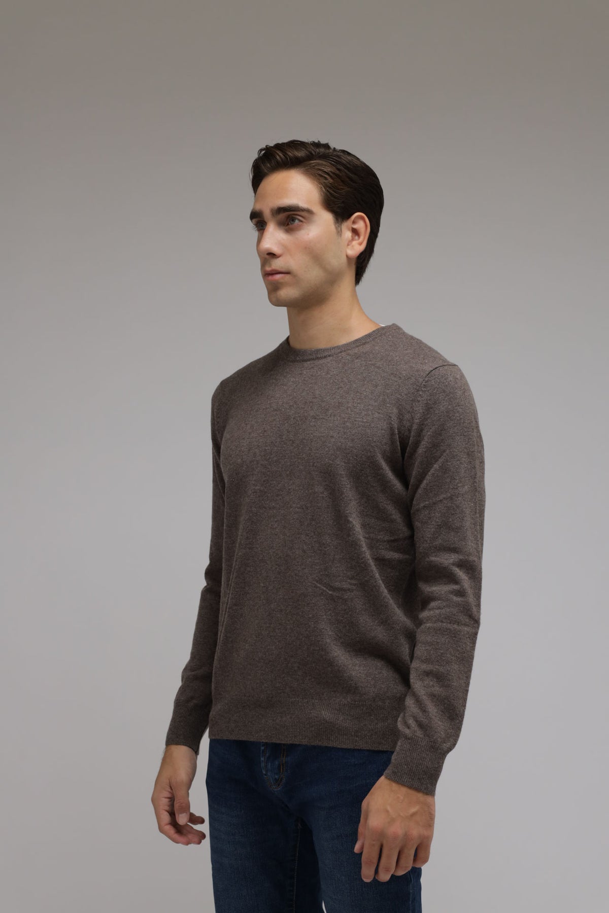 Girocollo in lana e cashmere Premium