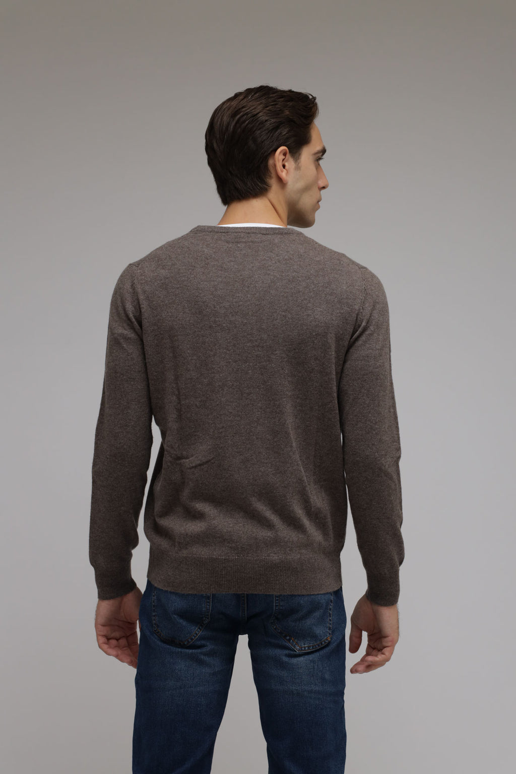 Girocollo in lana e cashmere Premium
