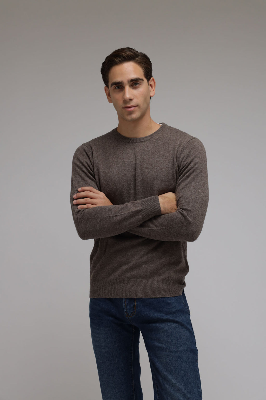 Girocollo in lana e cashmere Premium