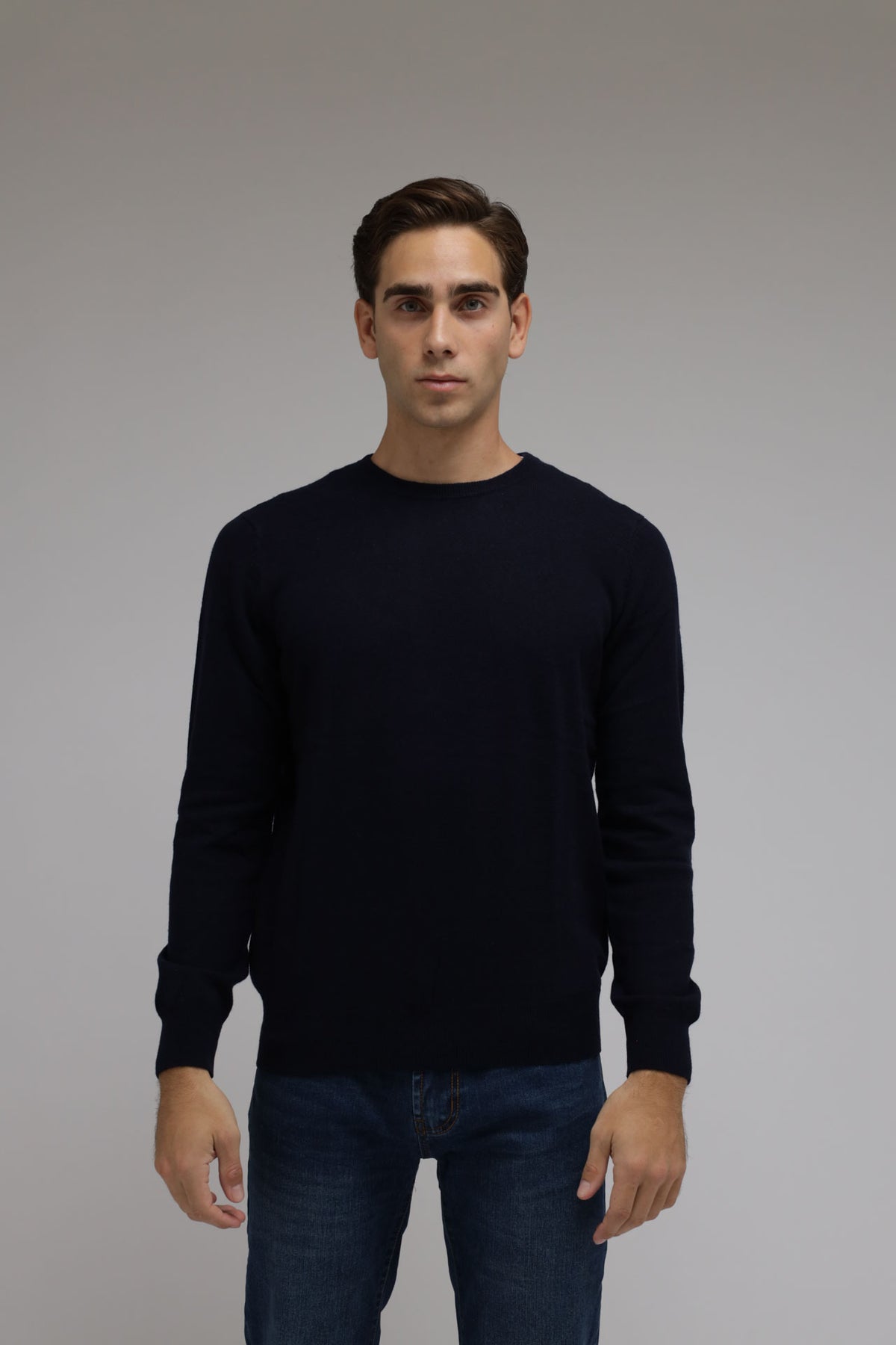 Girocollo in lana e cashmere Premium