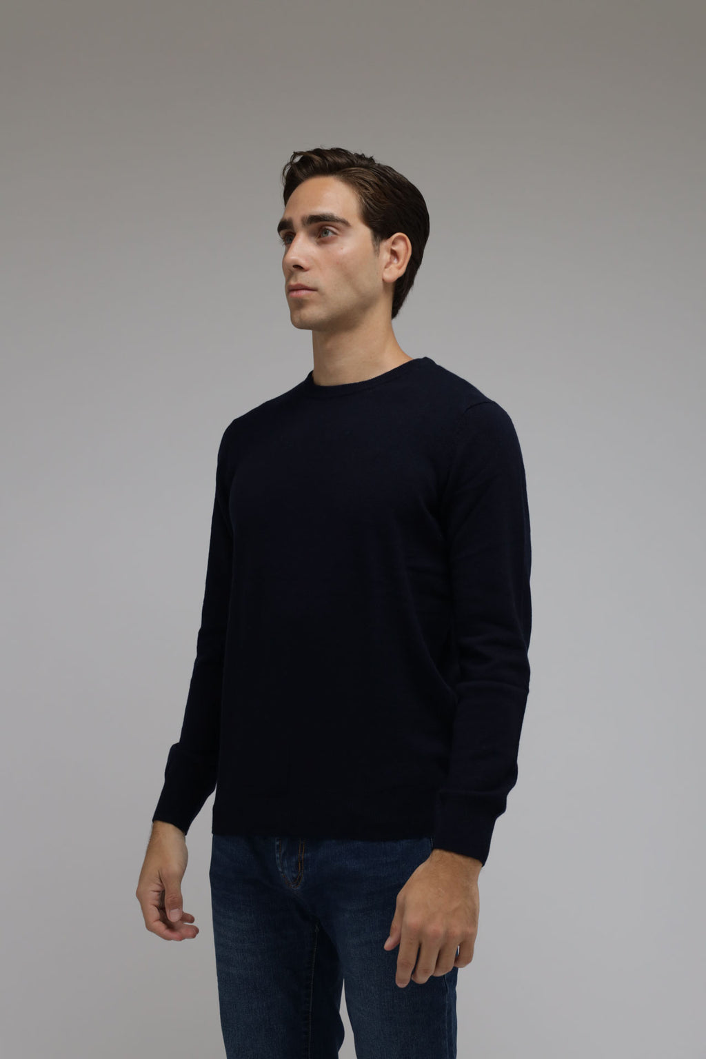 Girocollo in lana e cashmere Premium