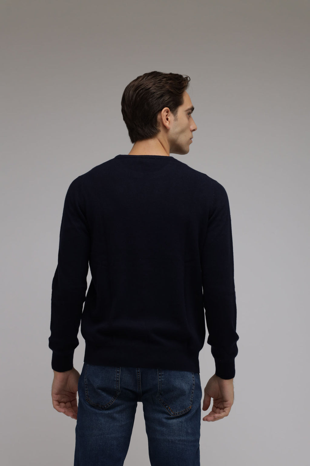 Girocollo in lana e cashmere Premium