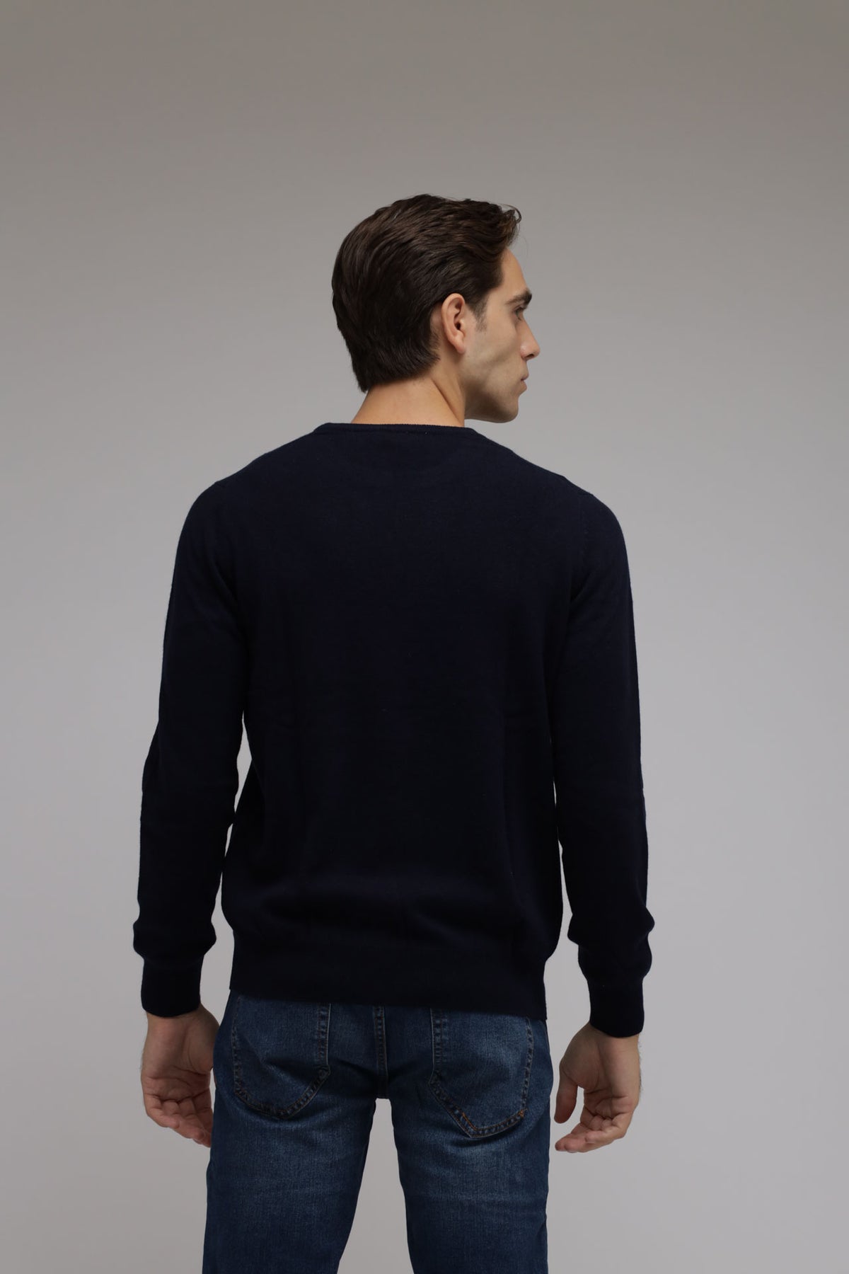 Girocollo in lana e cashmere Premium