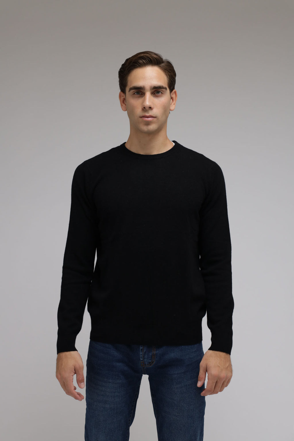 Girocollo in lana e cashmere Premium