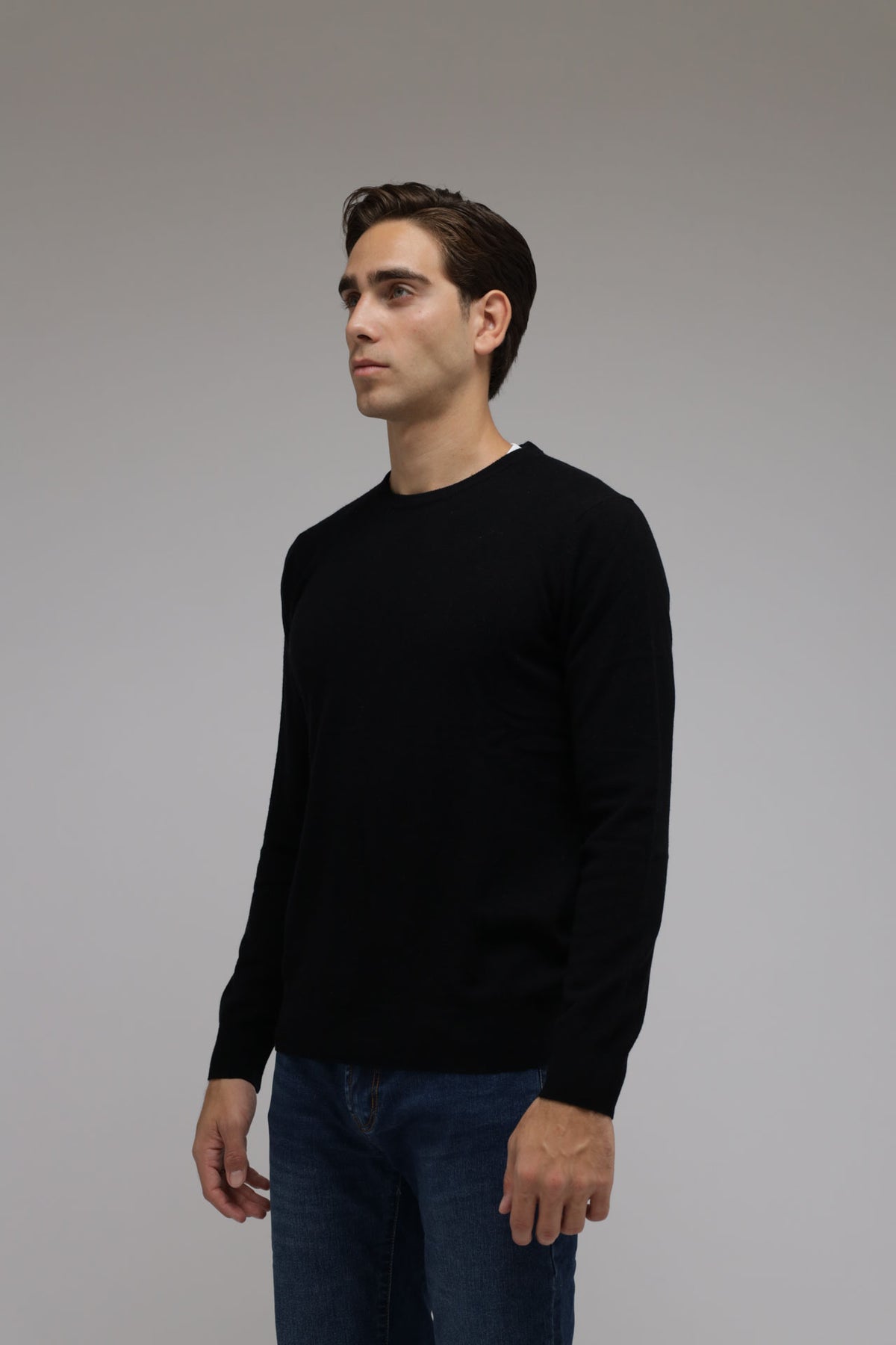 Girocollo in lana e cashmere Premium