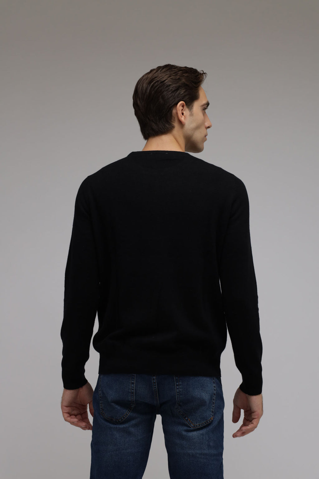 Girocollo in lana e cashmere Premium