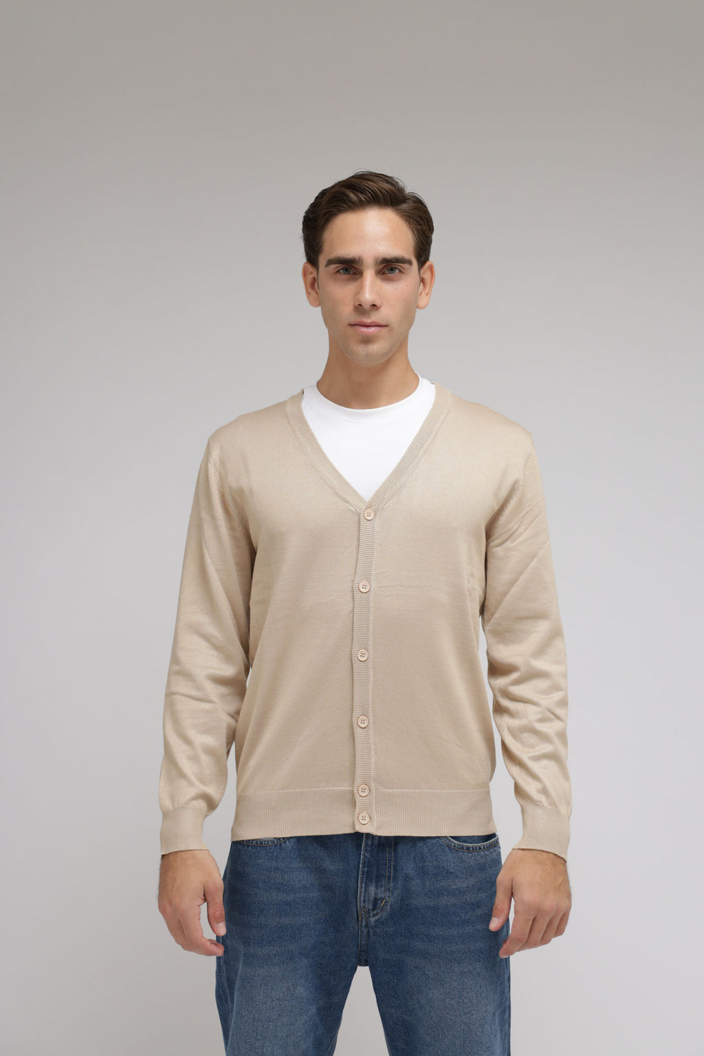 Cardigan in maglia con bottoni