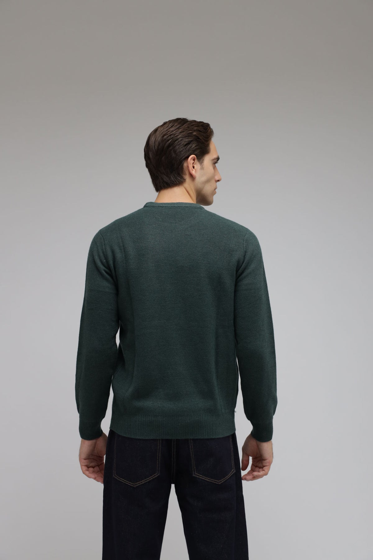 Maglia nido d’ape misto lana