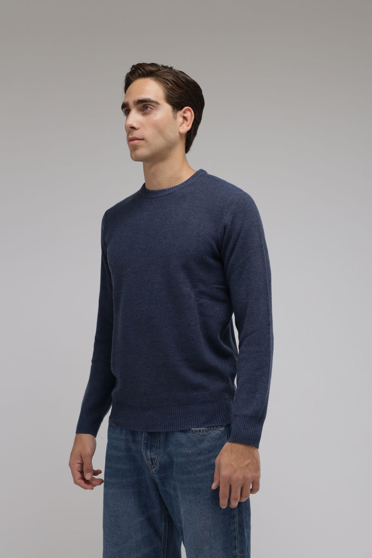 Maglia nido d’ape misto lana