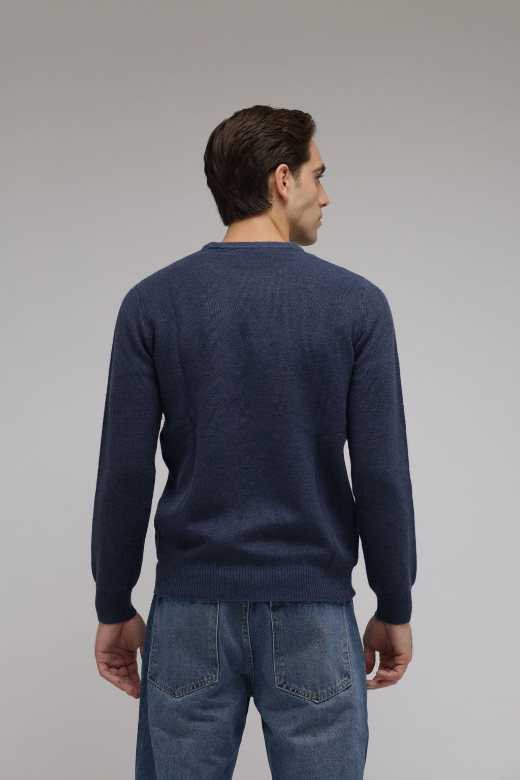 Maglia nido d’ape misto lana