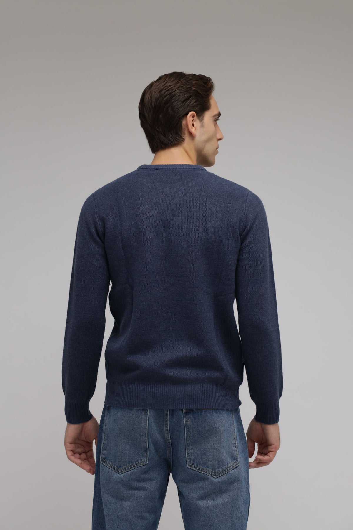 Maglia nido d’ape misto lana